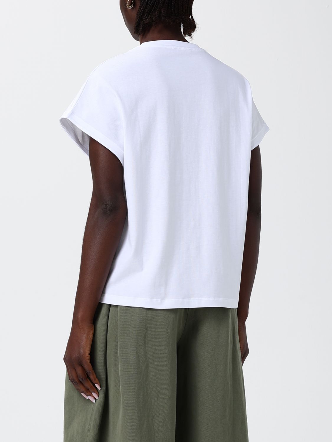 Balmain Balmain T-Shirt Woman White Size L / US 10 / IT 46 - 3 Thumbnail