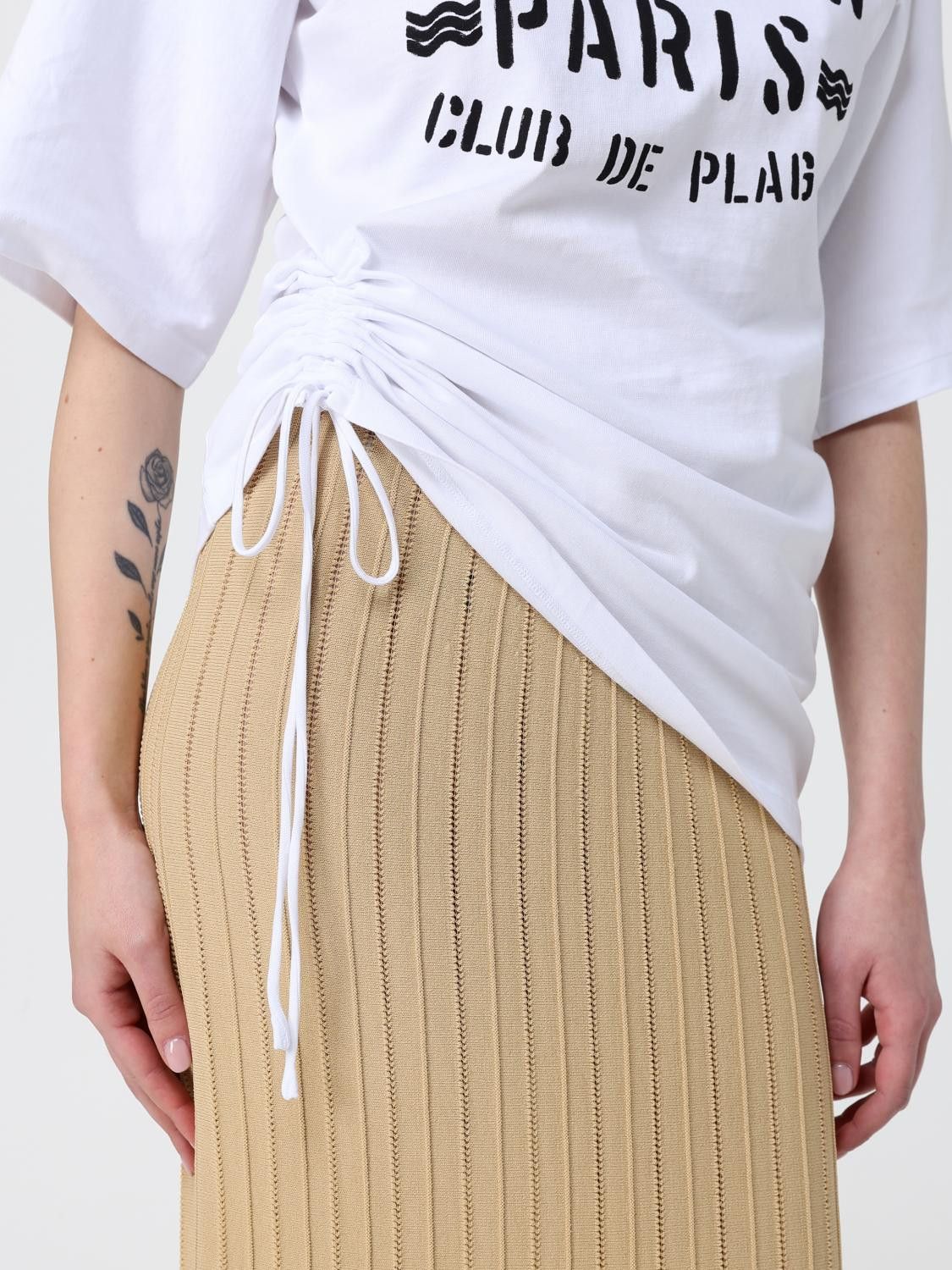 Balmain Balmain T-Shirt Woman White Size M / US 6-8 / IT 42-44 - 3 Thumbnail
