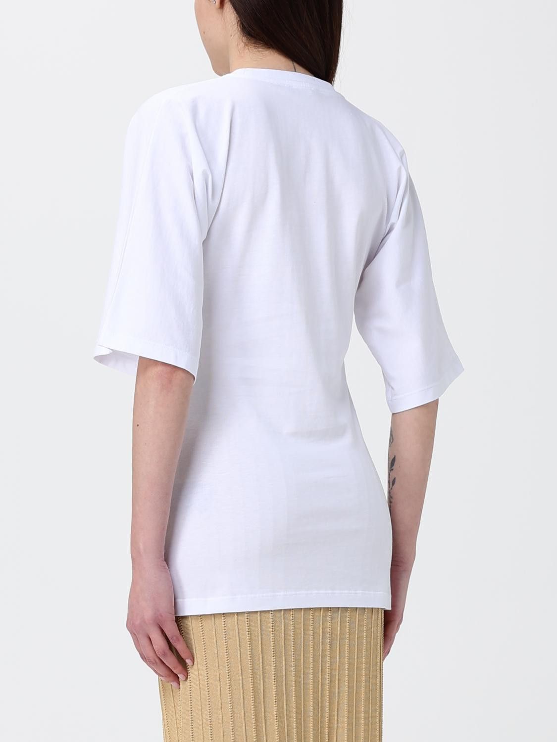 Balmain Balmain T-Shirt Woman White Size M / US 6-8 / IT 42-44 - 2 Thumbnail
