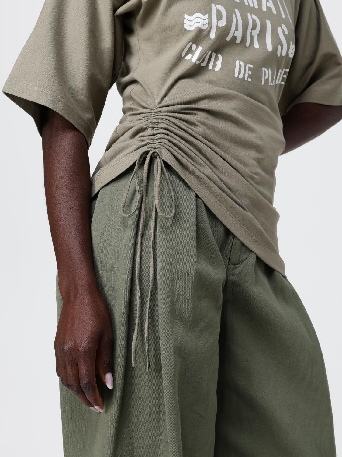 Balmain Balmain T-Shirt Woman Sage Size XS / US 0-2 / IT 36-38 - 3 Thumbnail