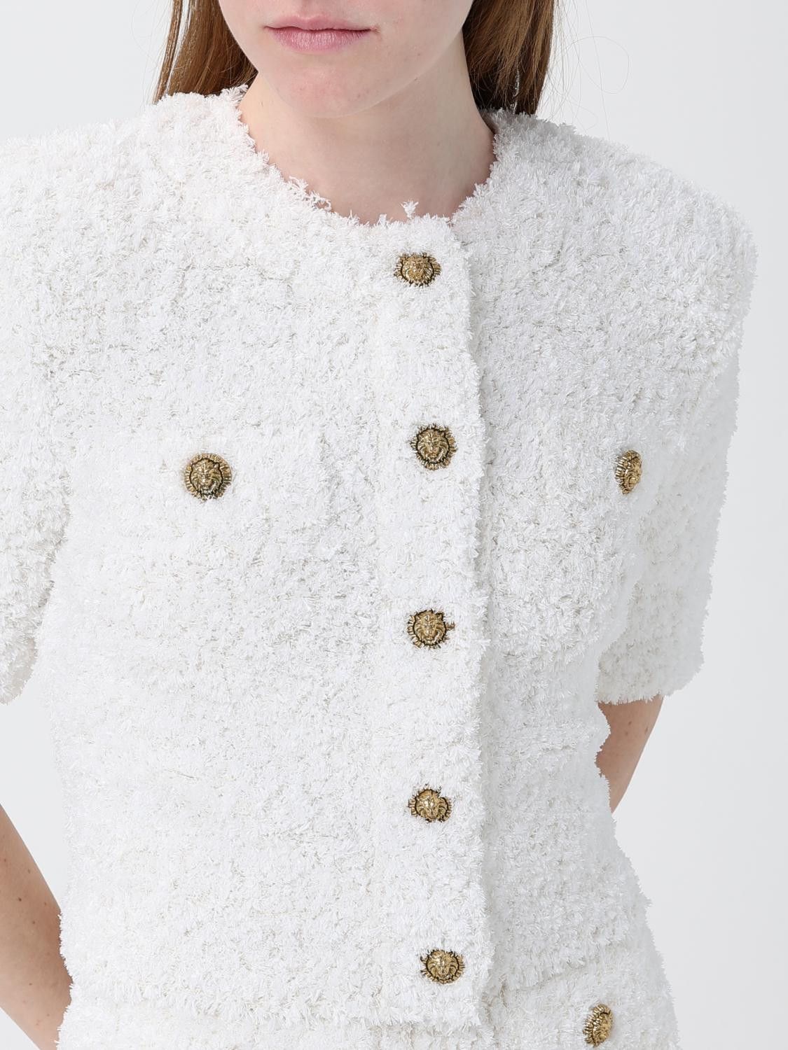Balmain Balmain Sweater Woman White Size S / US 4 / IT 40 - 4 Thumbnail