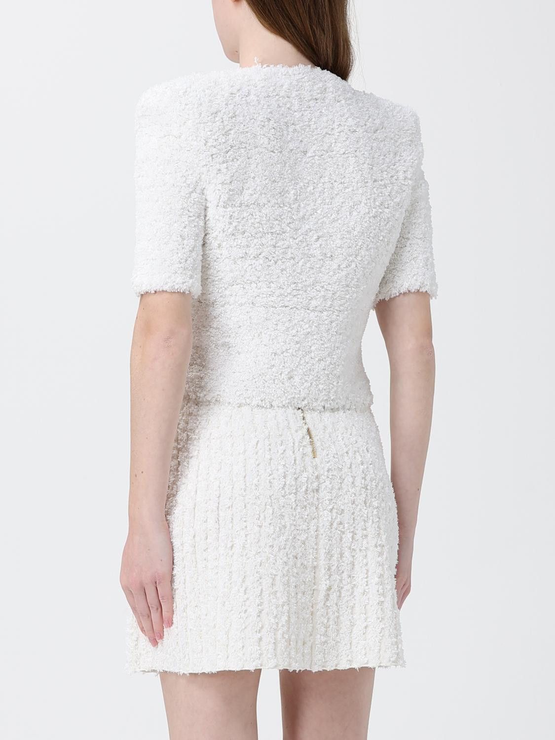 Balmain Balmain Sweater Woman White Size M / US 6-8 / IT 42-44 - 3 Thumbnail