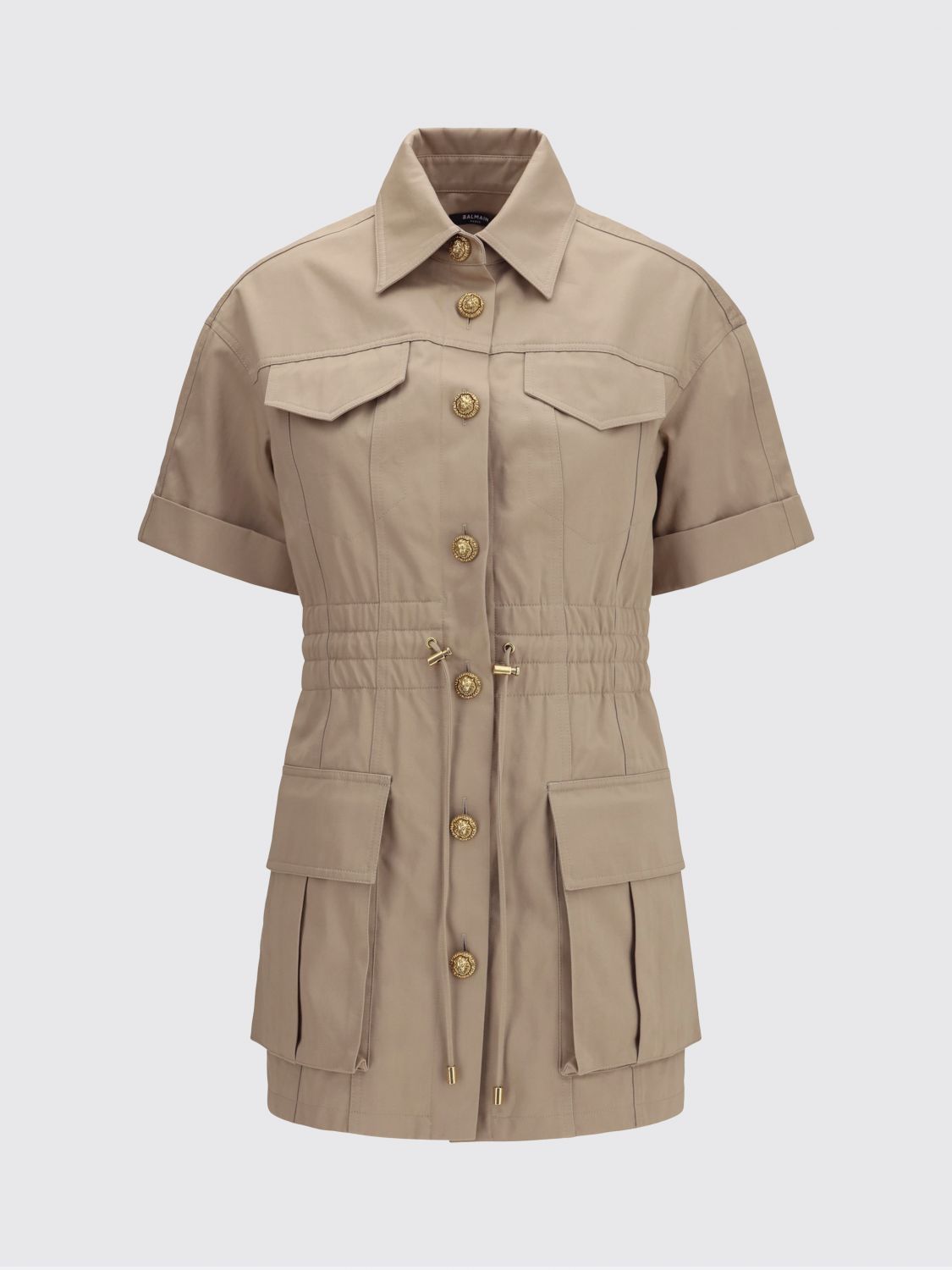 Balmain Balmain Dress Woman Beige Size XS / US 0-2 / IT 36-38 - 2 Thumbnail