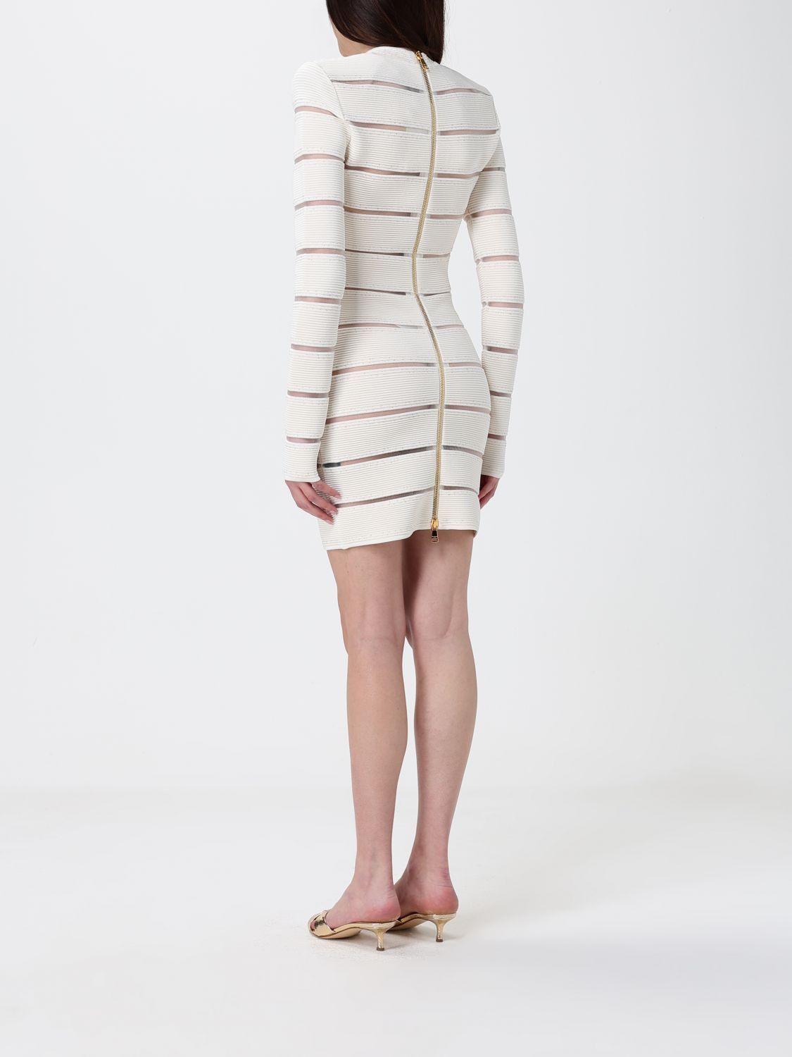 Balmain Balmain Dress Woman White Size XS / US 0-2 / IT 36-38 - 2 Thumbnail