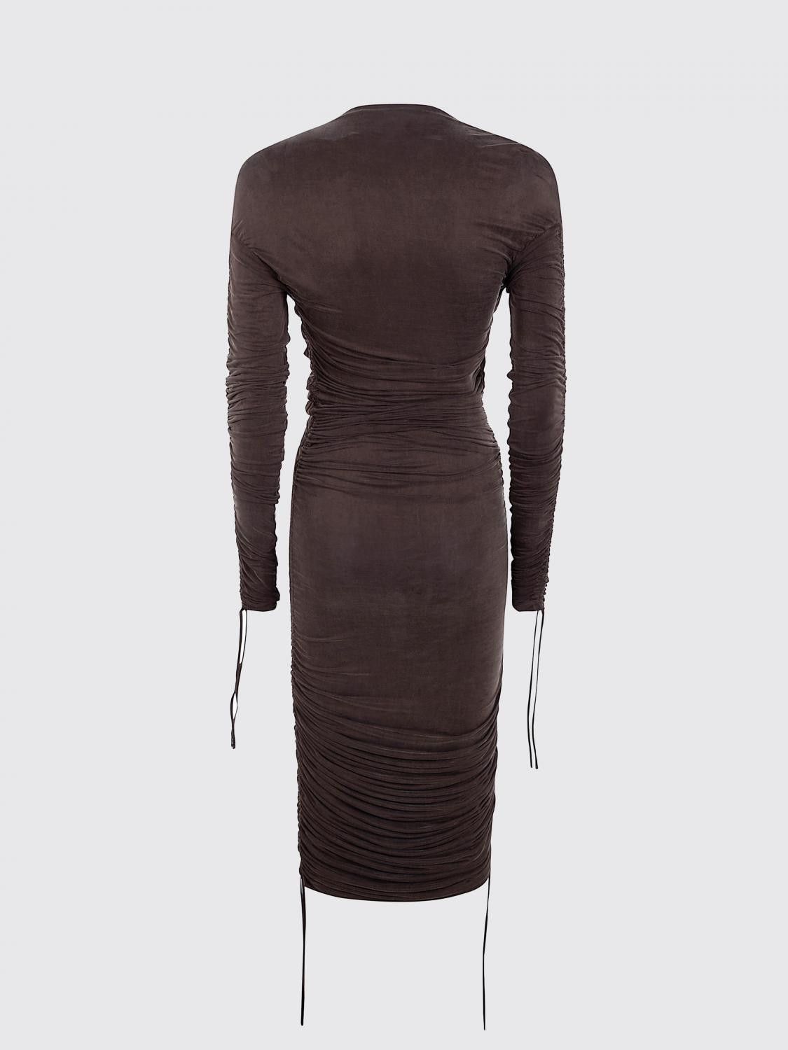 Balmain Balmain Dress Woman Brown Size M / US 6-8 / IT 42-44 - 3 Thumbnail