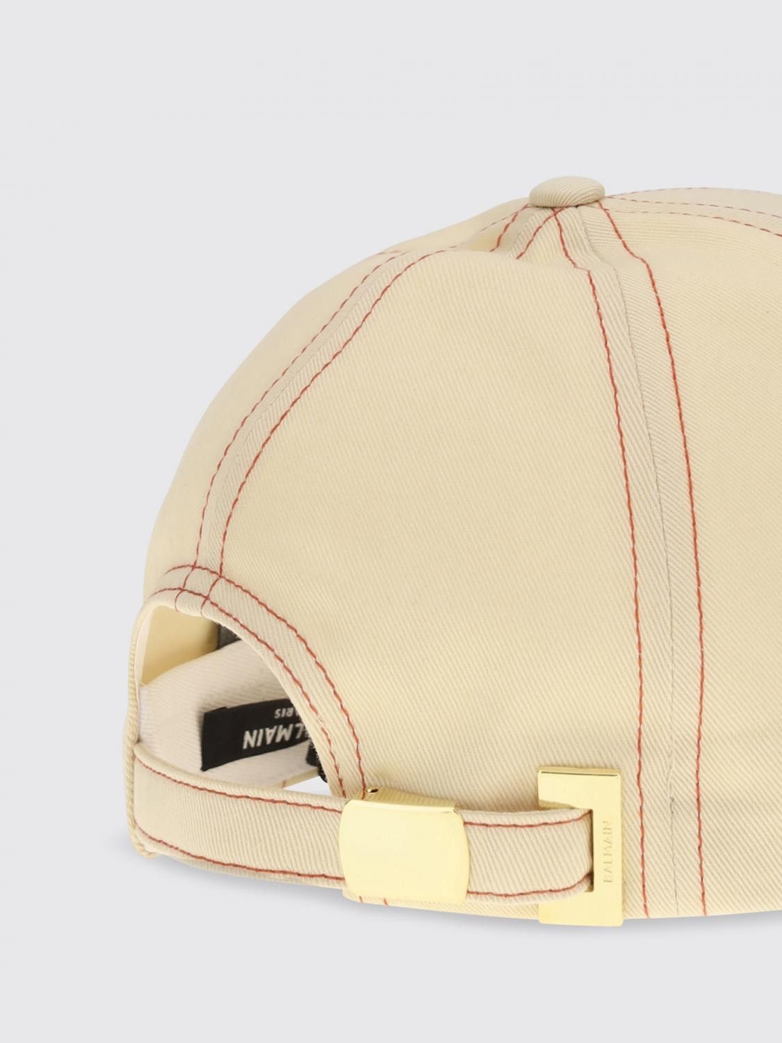 Balmain Balmain Hat Woman Beige Size ONE SIZE - 3 Thumbnail