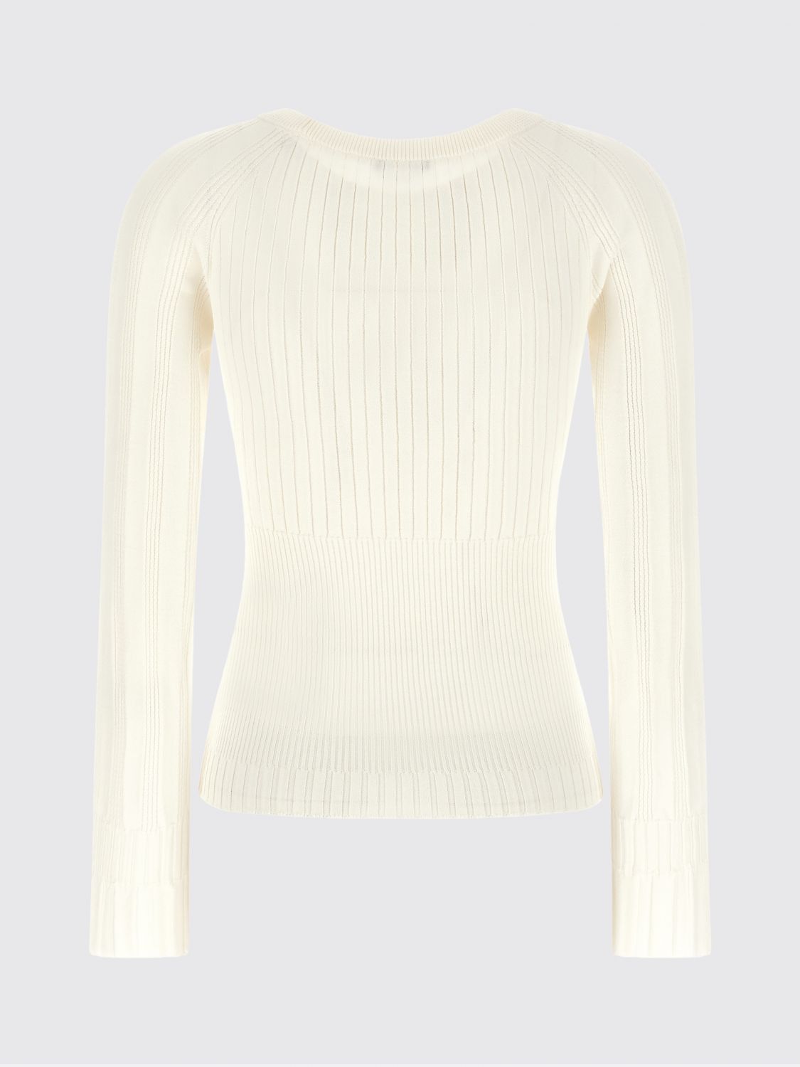 Balmain Balmain Sweater Woman White Size XXS / US 00 / IT 34 - 3 Thumbnail