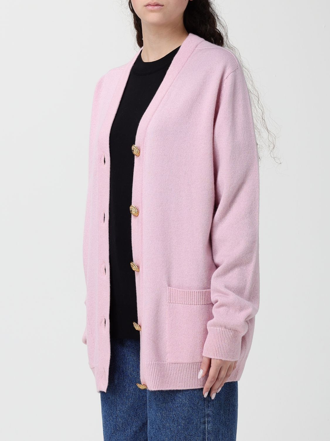 Balmain Balmain Sweater Woman Pink Size XS / US 0-2 / IT 36-38 - 4 Thumbnail