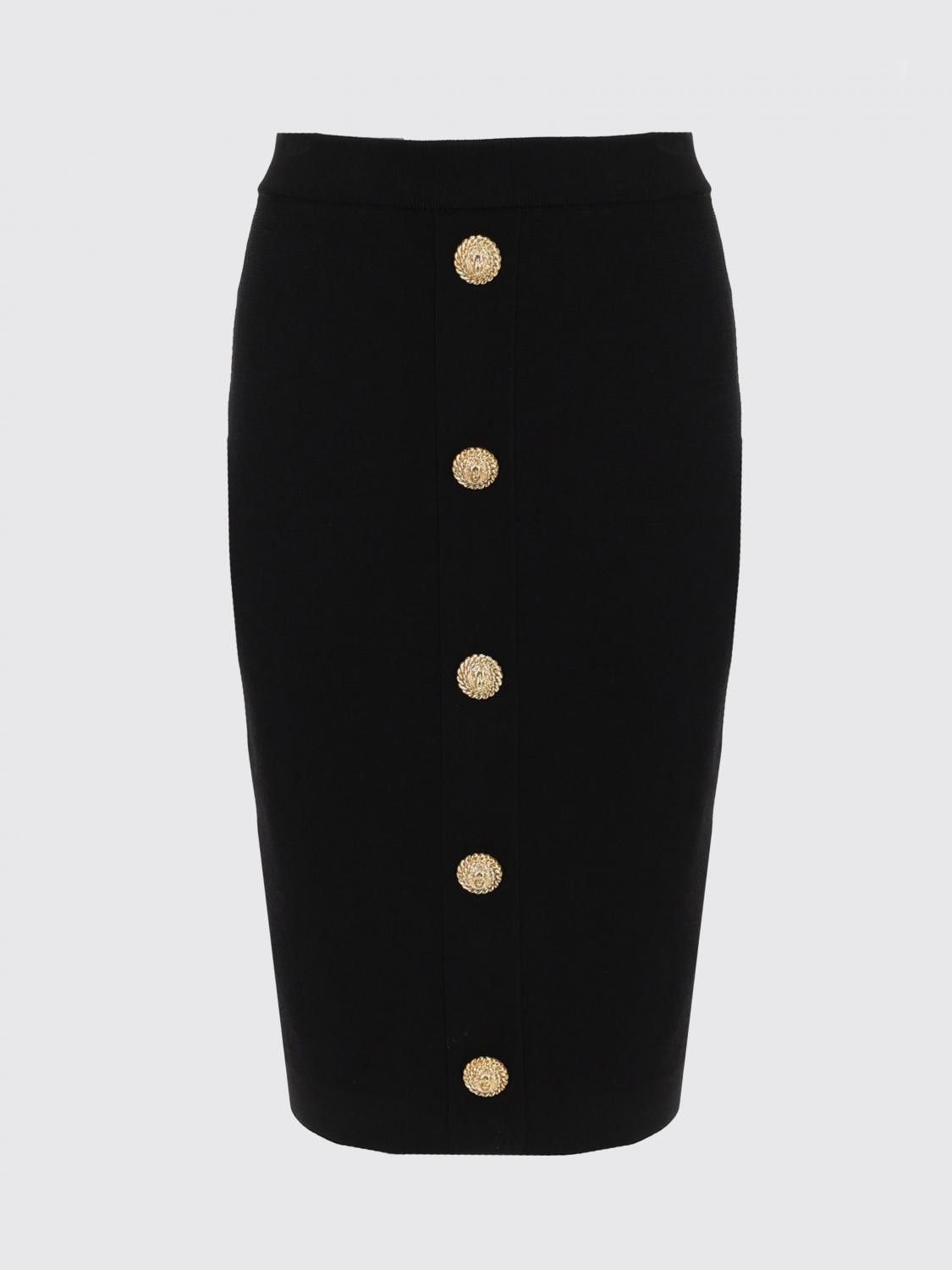 Balmain Balmain Skirt Woman Black Size 26" / US 2 / IT 38 - 2 Thumbnail