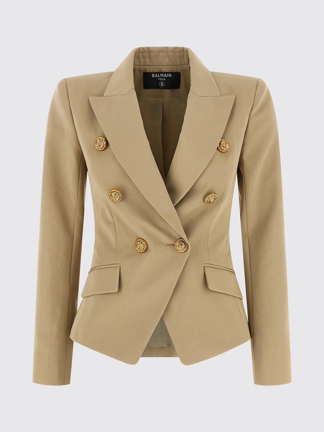 Balmain Balmain Jacket Woman Beige Size XS / US 0-2 / IT 36-38 - 2 Thumbnail
