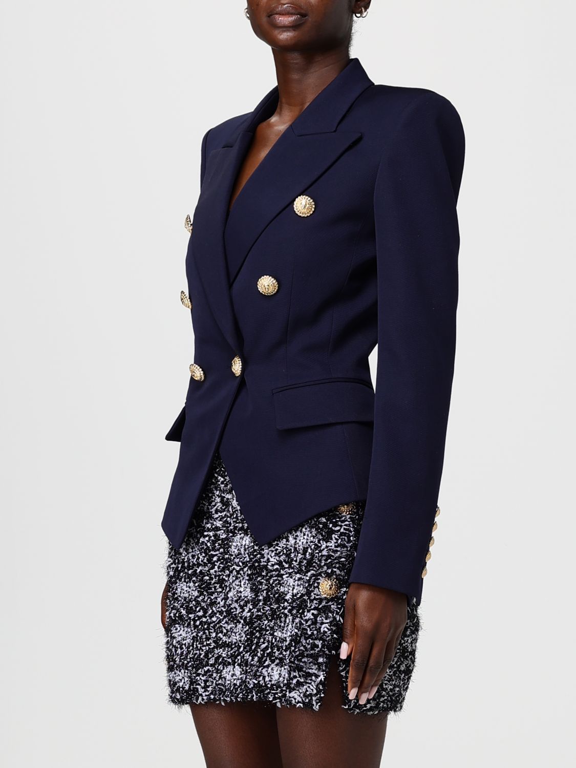 Balmain Balmain Jacket Woman Blue Size XS / US 0-2 / IT 36-38 - 4 Thumbnail