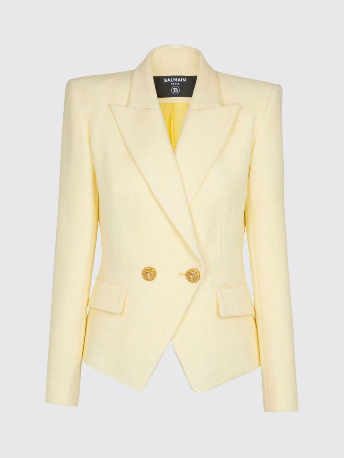 Balmain Balmain Jacket Woman Yellow Size XS / US 0-2 / IT 36-38 - 2 Thumbnail