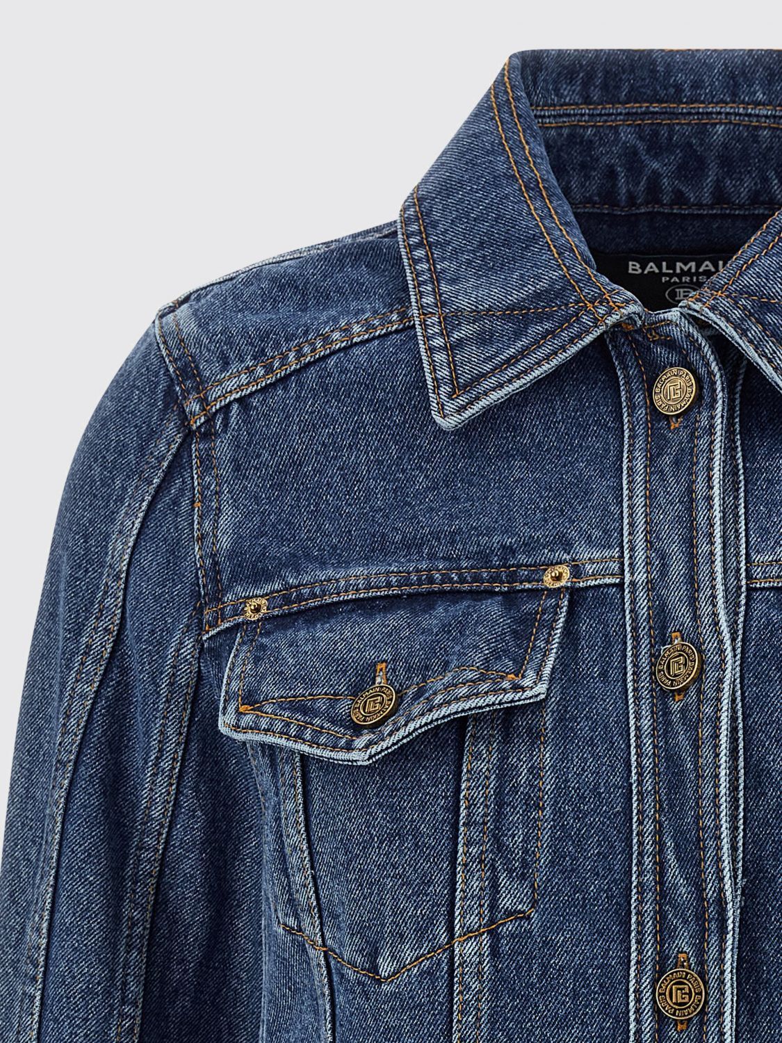 Balmain Balmain Jacket Woman Blue Size S / US 4 / IT 40 - 4 Thumbnail