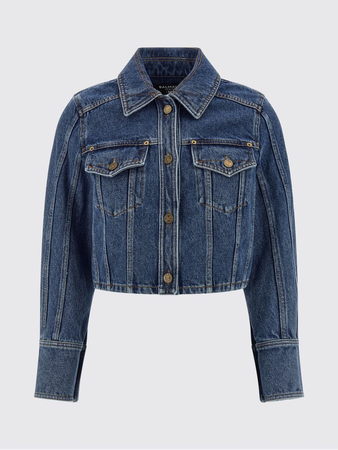 Balmain Balmain Jacket Woman Blue Size S / US 4 / IT 40 - 2 Thumbnail