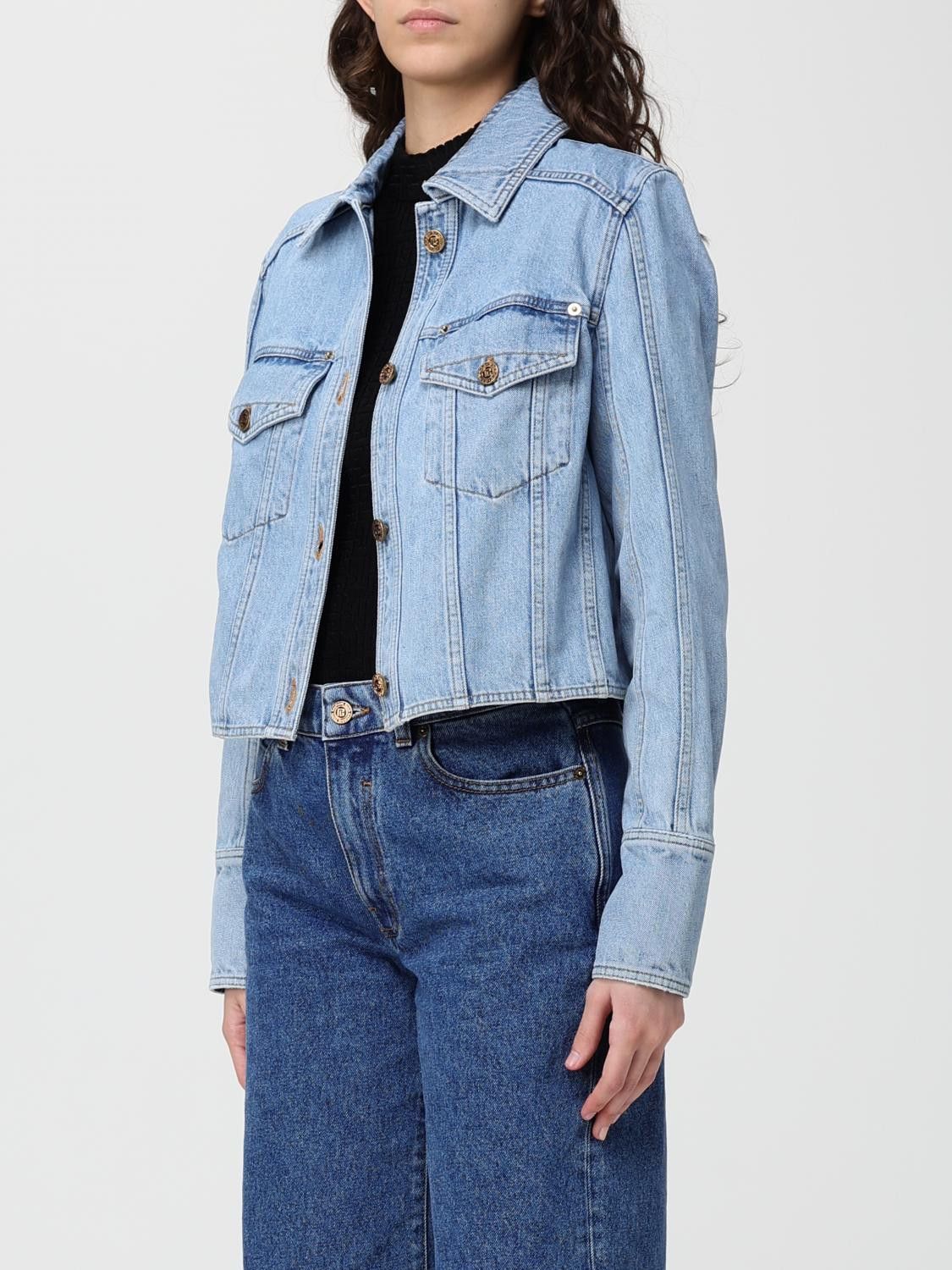 Balmain Balmain Jacket Woman Blue Size XS / US 0-2 / IT 36-38 - 4 Thumbnail