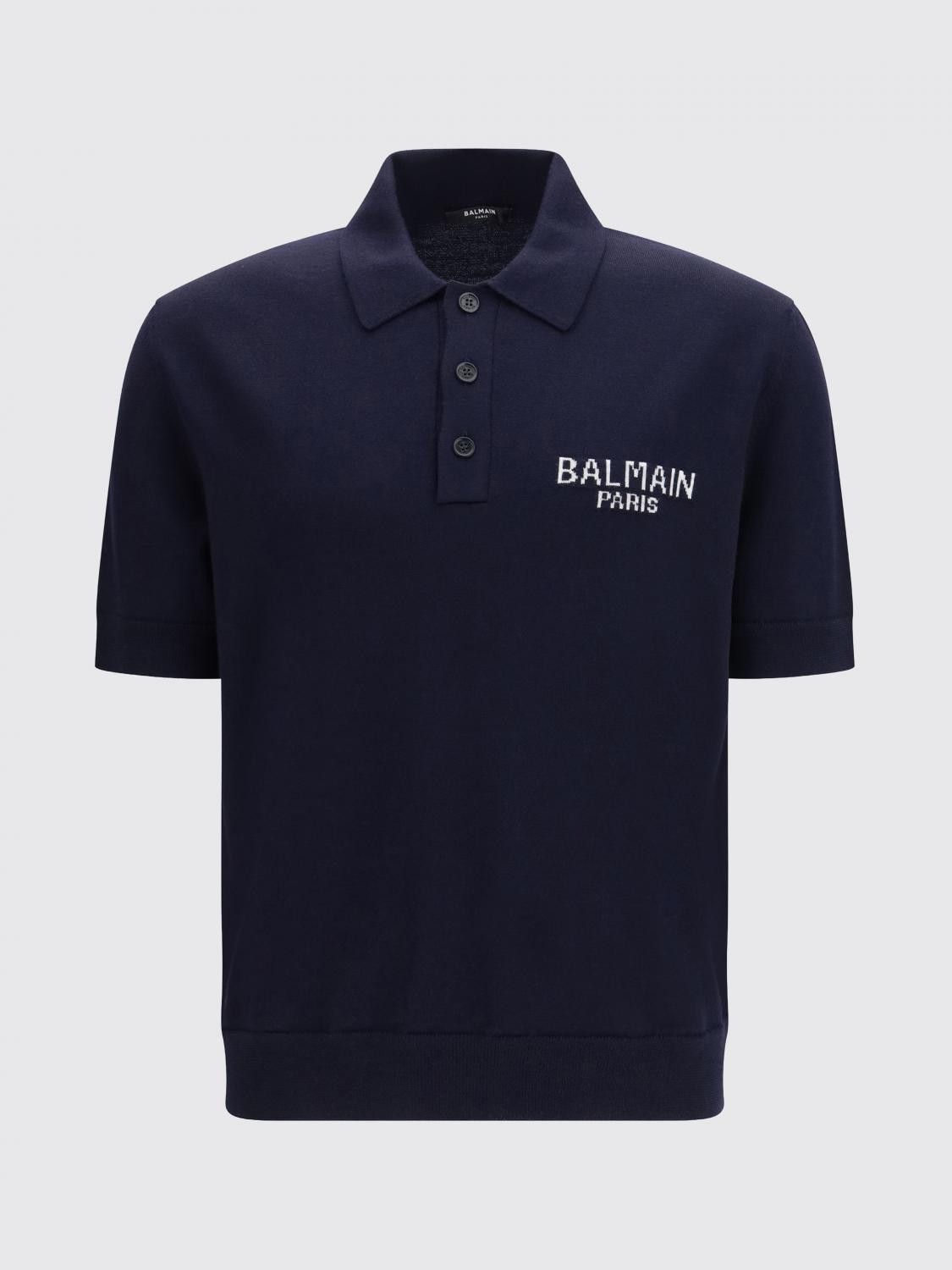 Balmain Balmain Polo Shirt Men Marine Size US S / EU 44-46 / 1 - 2 Thumbnail