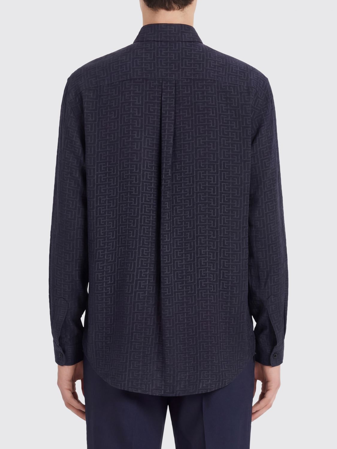 Balmain Balmain Shirt Men Blue Size US XXS / EU 40 - 2 Thumbnail