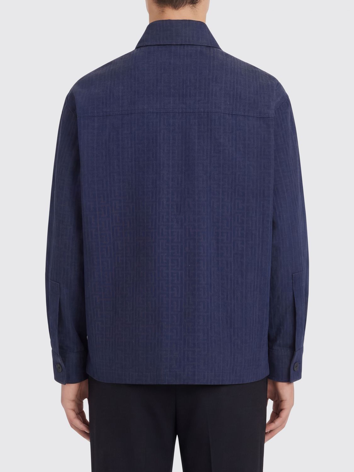 Balmain Balmain Jacket Men Marine Size US XL / EU 56 / 4 - 2 Thumbnail