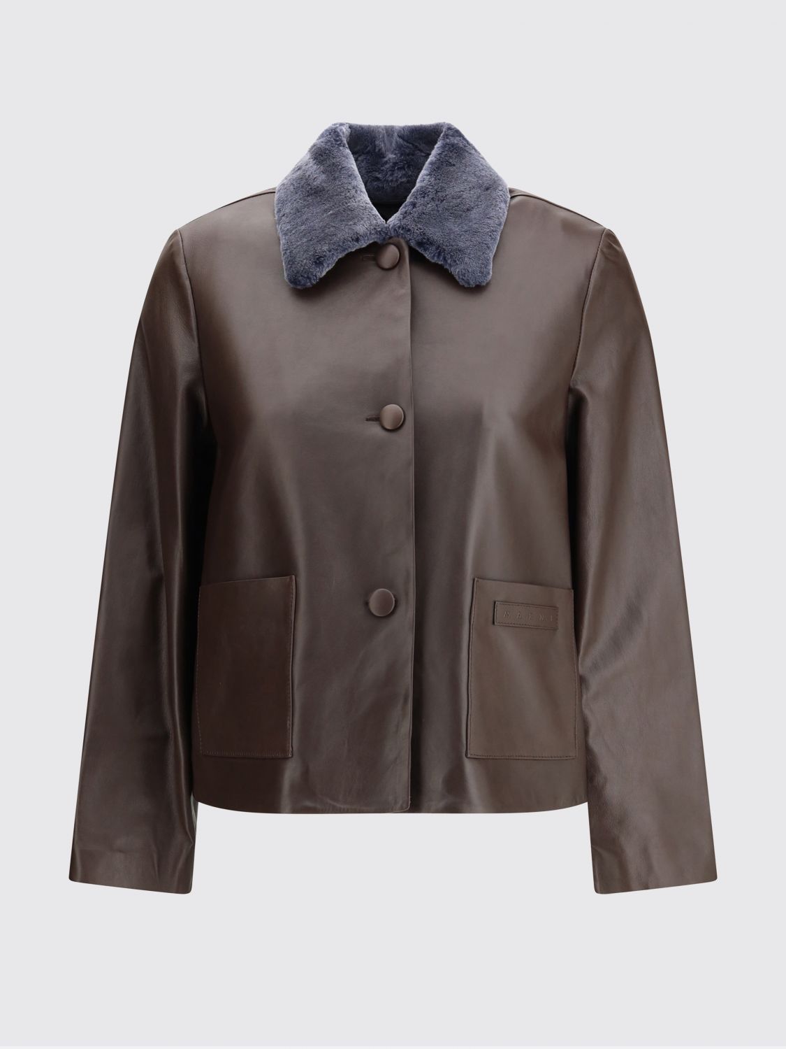 Marni Marni Jacket Woman Cocoa Size M / US 6-8 / IT 42-44 - 2 Thumbnail