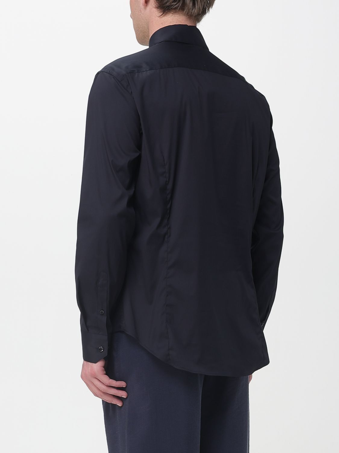 Giorgio Armani Giorgio Armani Shirt Men Black Size US L / EU 52-54 / 3 - 3 Thumbnail