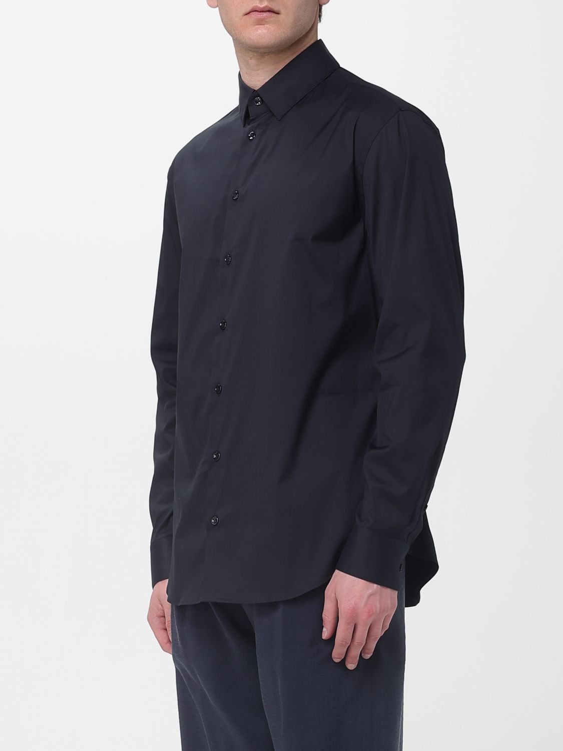 Giorgio Armani Giorgio Armani Shirt Men Black Size US XS / EU 42 / 0 - 4 Thumbnail