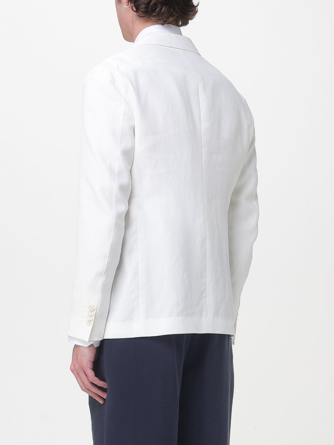 Giorgio Armani Giorgio Armani Jacket Men Yellow Cream Size US L / EU 52-54 / 3 - 3 Thumbnail