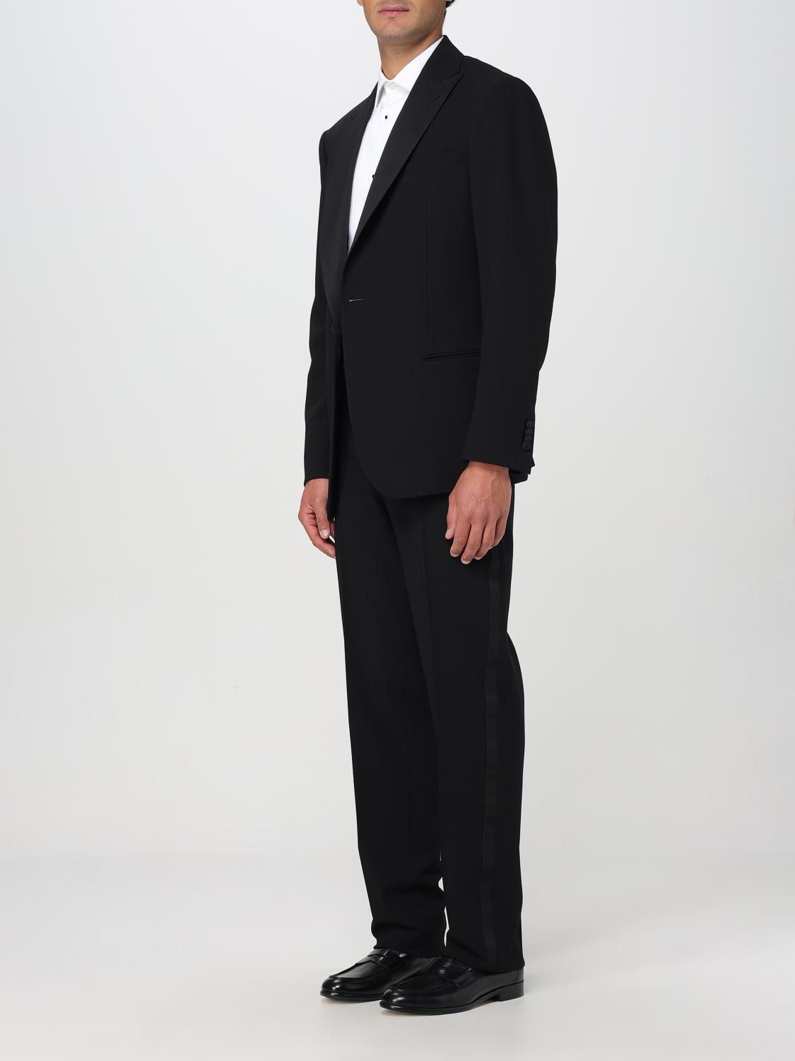Giorgio Armani Giorgio Armani Suit Men Black Size US XL / EU 56 / 4 - 4 Thumbnail