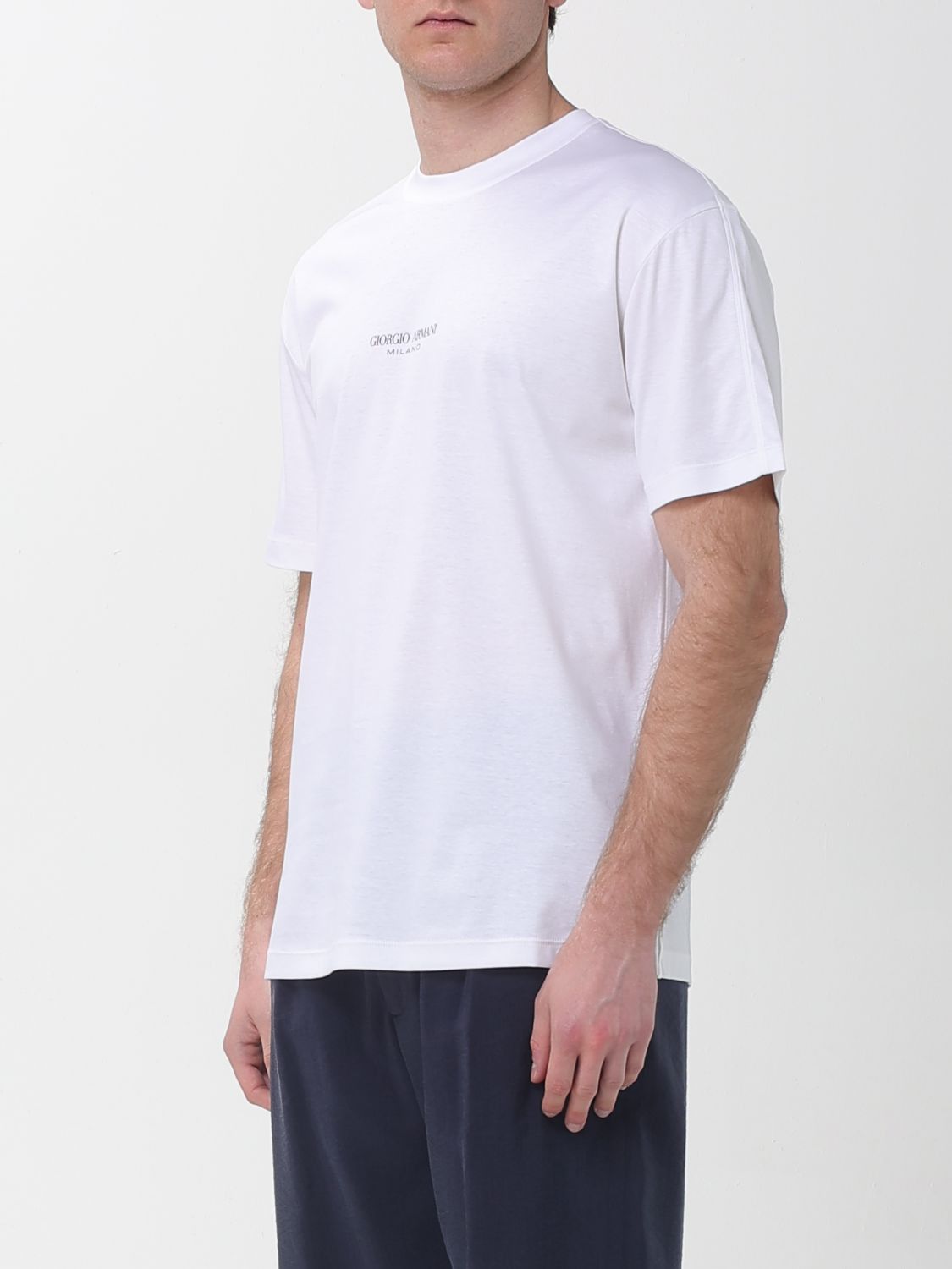Giorgio Armani Giorgio Armani T-Shirt Men White Size US S / EU 44-46 / 1 - 4 Thumbnail