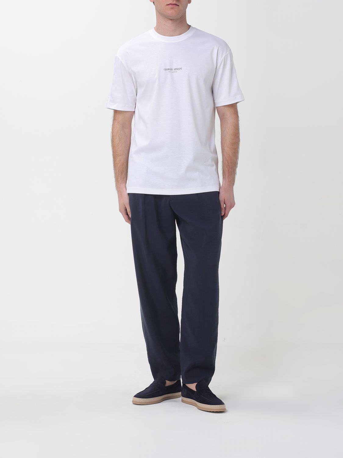Giorgio Armani Giorgio Armani T-Shirt Men White Size US S / EU 44-46 / 1 - 2 Thumbnail