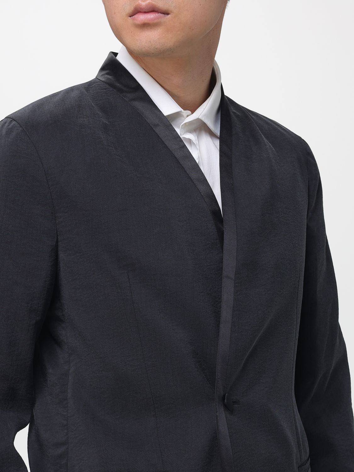 Giorgio Armani Giorgio Armani Jacket Men Black Size US M / EU 48-50 / 2 - 4 Thumbnail