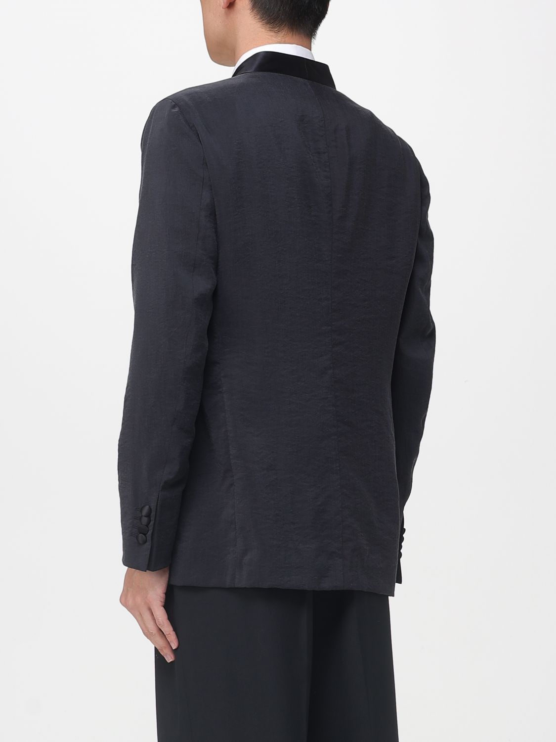 Giorgio Armani Giorgio Armani Jacket Men Black Size US L / EU 52-54 / 3 - 2 Thumbnail