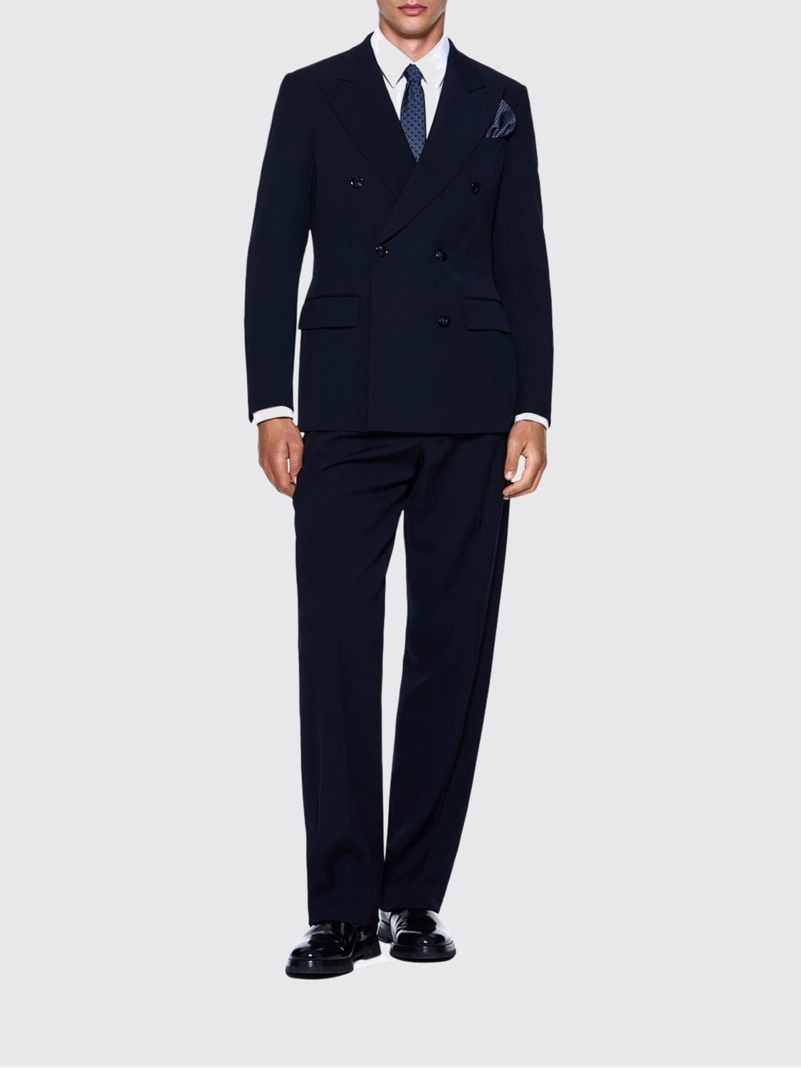 Giorgio Armani Giorgio Armani Suit Men Blue Size US M / EU 48-50 / 2 - 3 Thumbnail