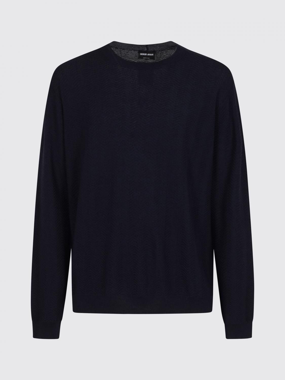 Giorgio Armani Giorgio Armani Sweater Men Blue Size US L / EU 52-54 / 3 - 2 Thumbnail