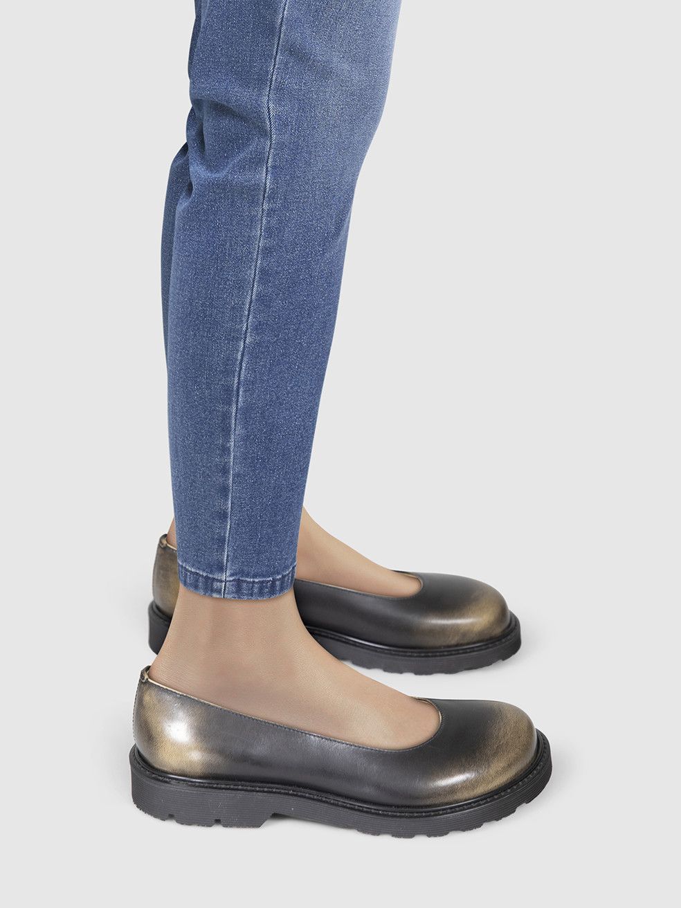 Loewe Black Leather Blaze Ballerina Flats Size US 8 / IT 38 - 2 Thumbnail