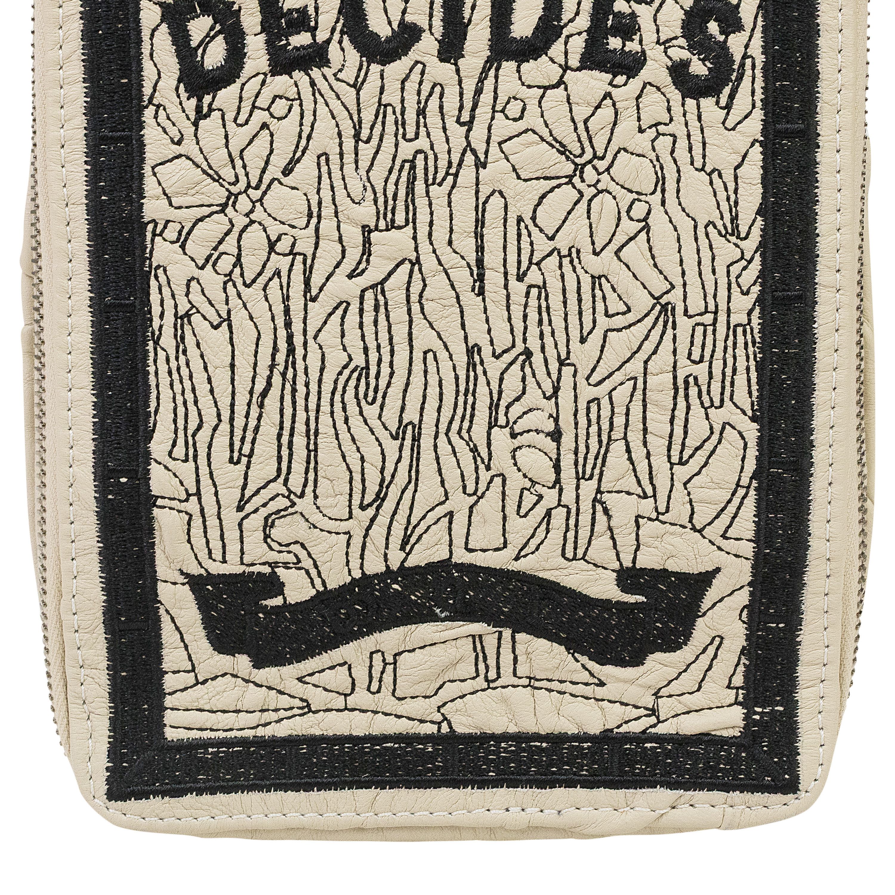 Who Decides War Who Decides War OFF-WHITE EMBROIDERED CROSSBODY BAG SIZE OS Size ONE SIZE - 5 Thumbnail
