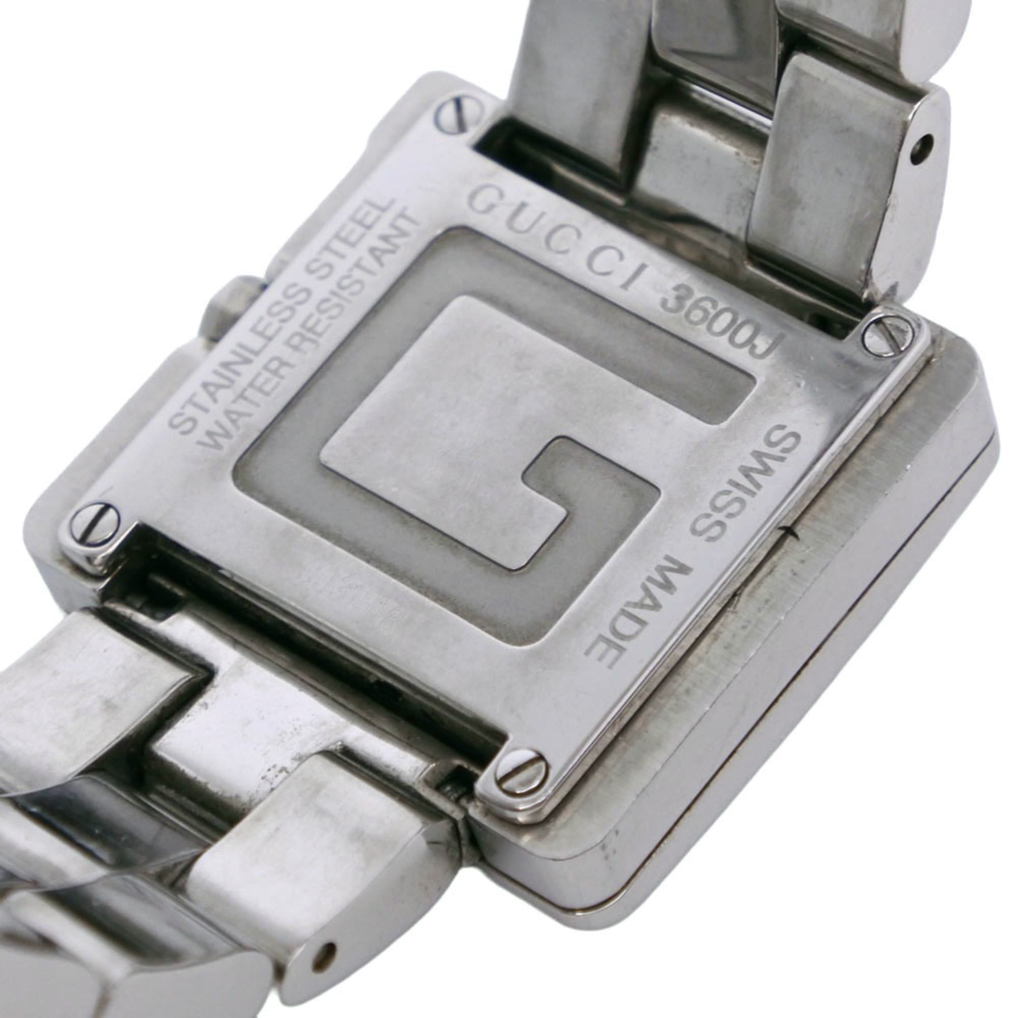 Gucci Gucci G-Watch 3600J Stainless Steel Quartz Analog Black Dial Watch (Boys' Size) Size ONE SIZE - 8 Thumbnail
