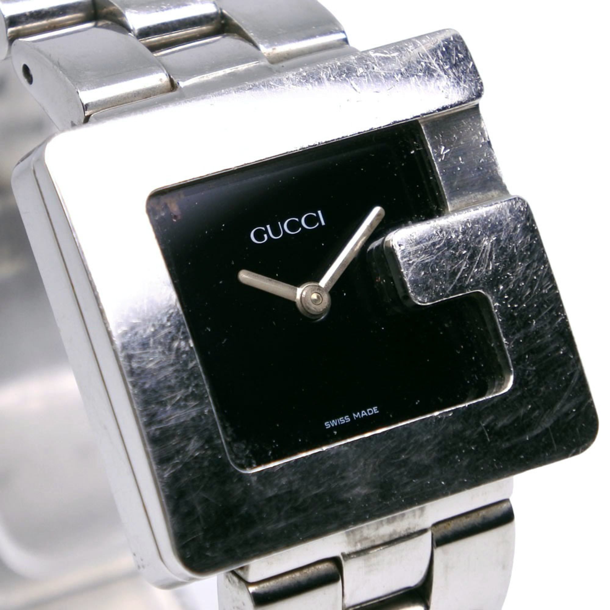 Gucci Gucci G-Watch 3600J Stainless Steel Quartz Analog Black Dial Watch (Boys' Size) Size ONE SIZE - 3 Thumbnail
