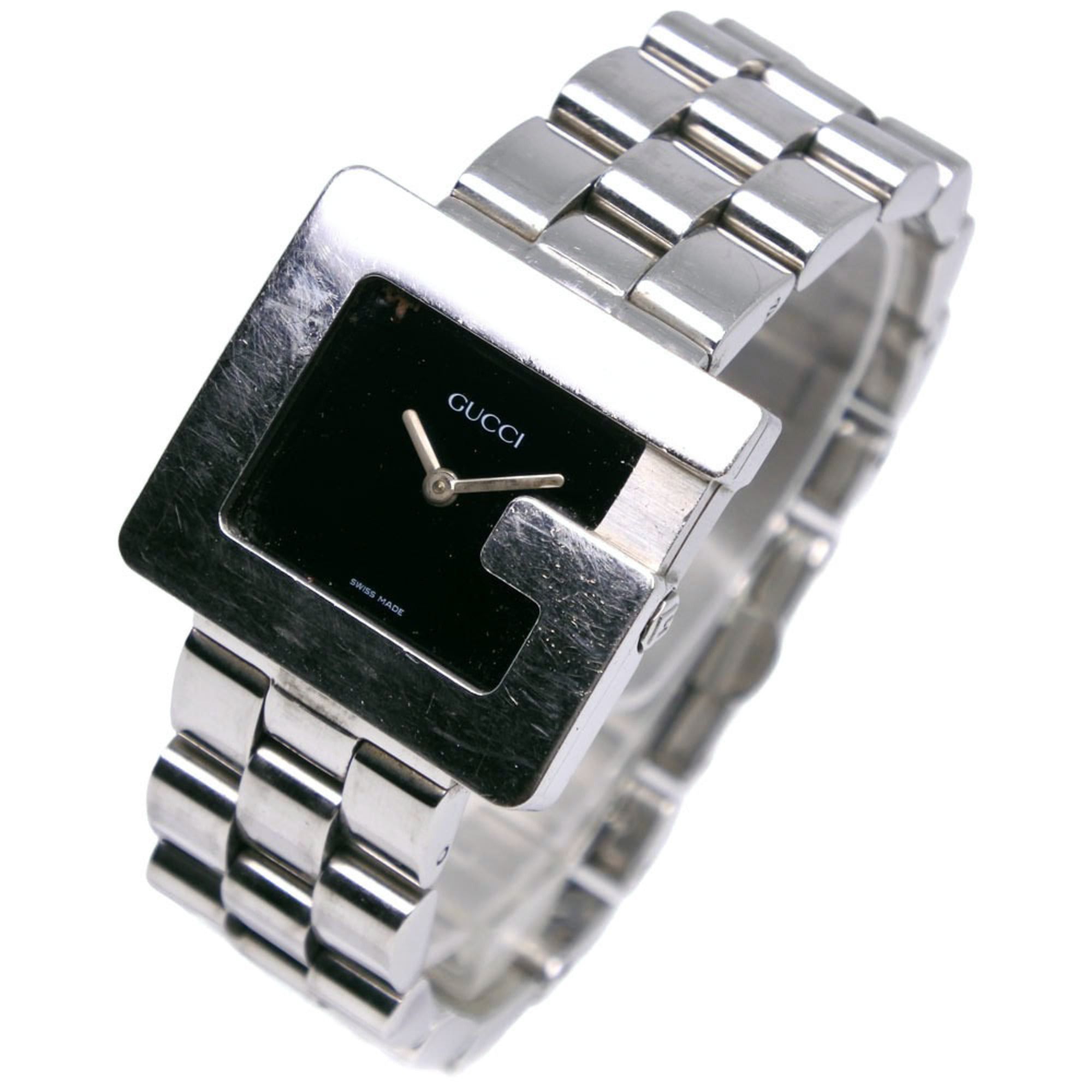 Gucci Gucci G-Watch 3600J Stainless Steel Quartz Analog Black Dial Watch (Boys' Size) Size ONE SIZE - 2 Thumbnail
