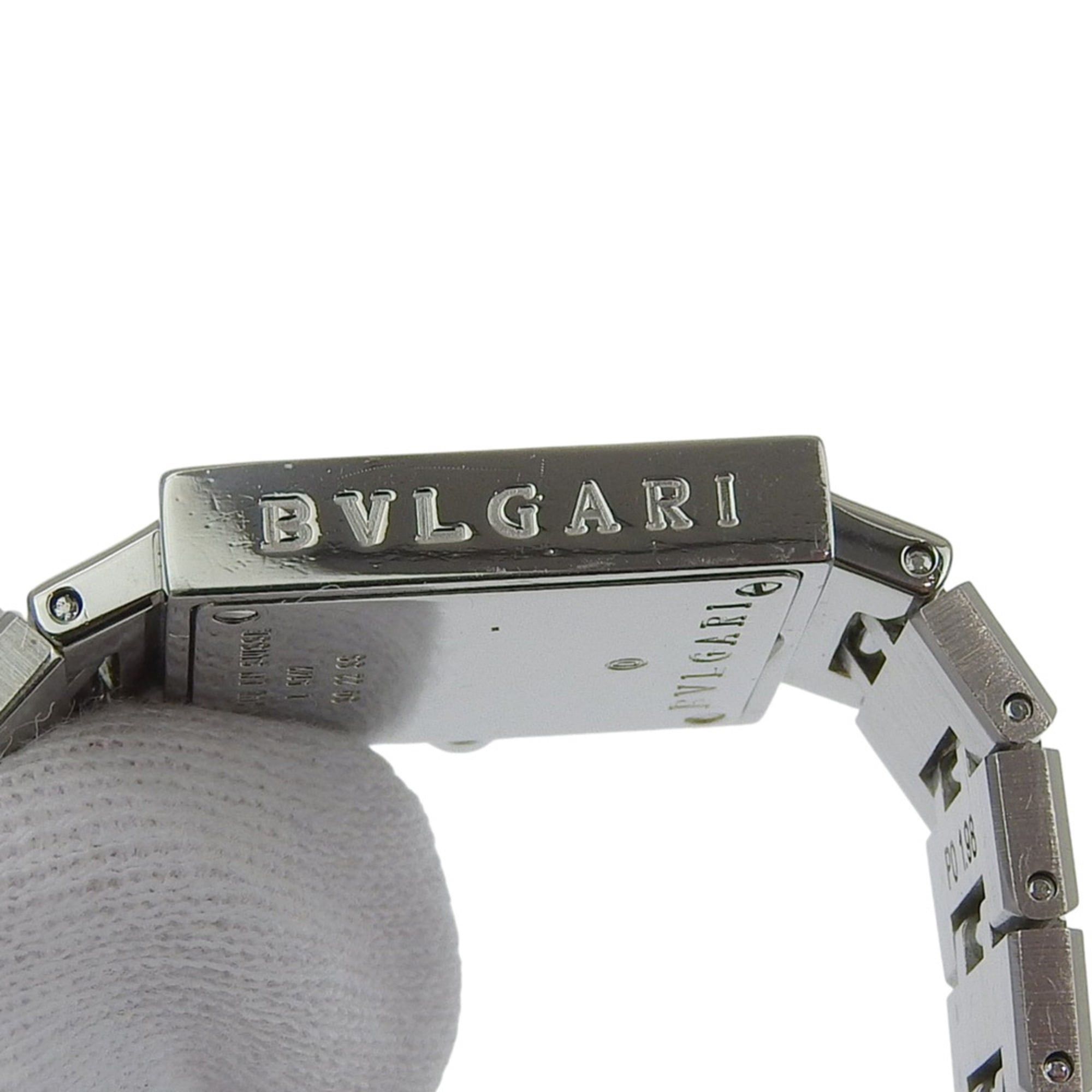 Bvlgari Bulgari BVLGARI Quadlard Watch SQ22SS Stainless Steel Black Quartz Analog Dial Women's Size ONE SIZE - 6 Thumbnail