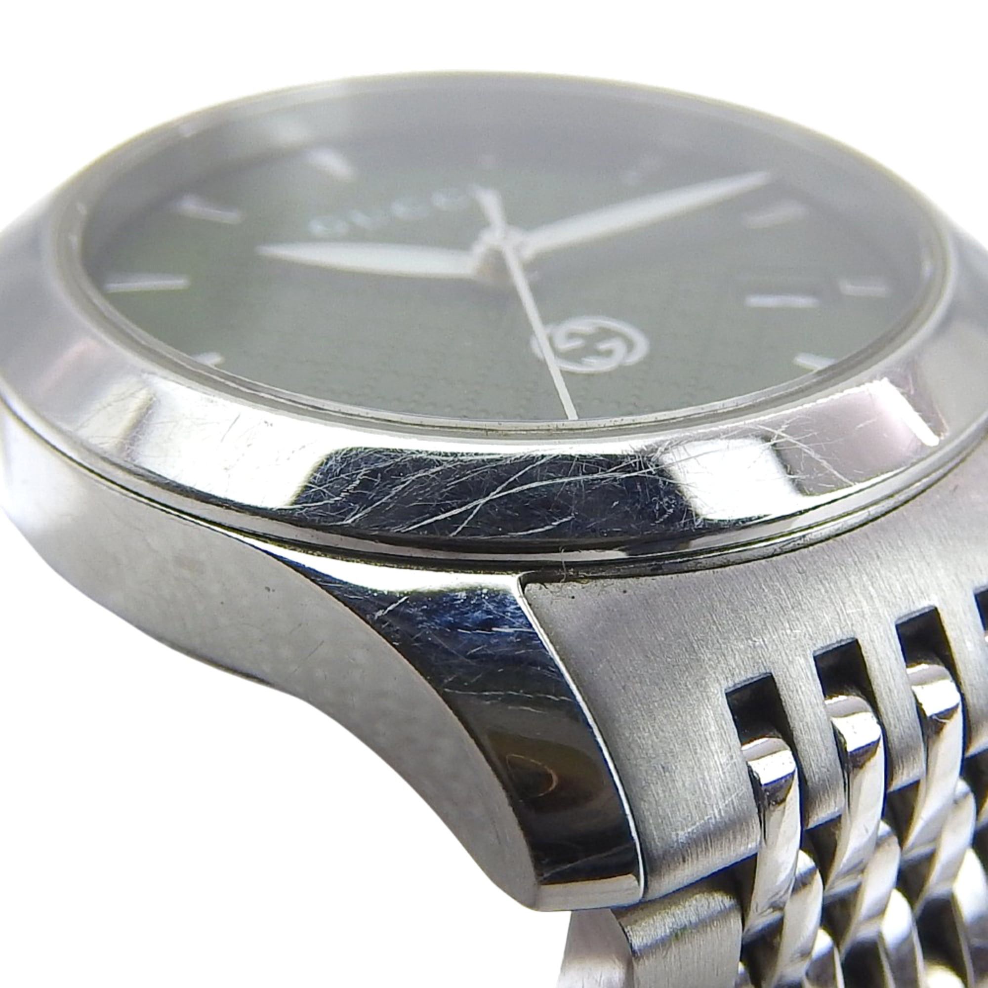 Gucci Gucci watch 126.5 Stainless steel quartz analog green dial women's Size ONE SIZE - 8 Thumbnail