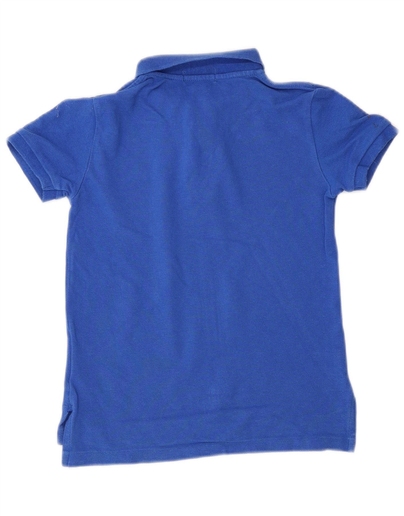 Polo Ralph Lauren Boys Polo Shirt 4-5 Years Blue Cotton Size XS / US 0-2 / IT 36-38 - 2 Thumbnail