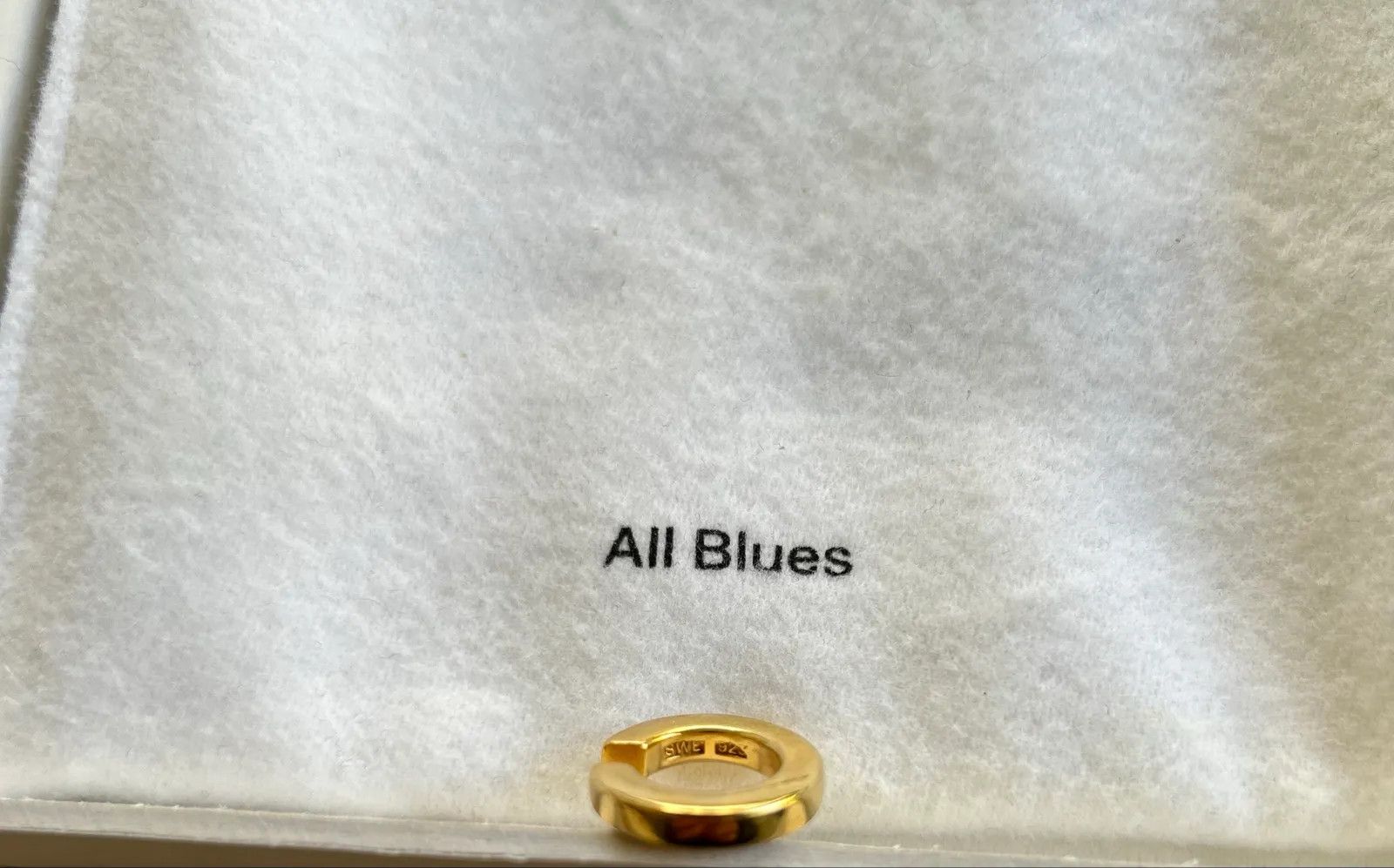 All Blues All Blues Square ear cuff gold Earrings Size ONE SIZE - 2 Thumbnail