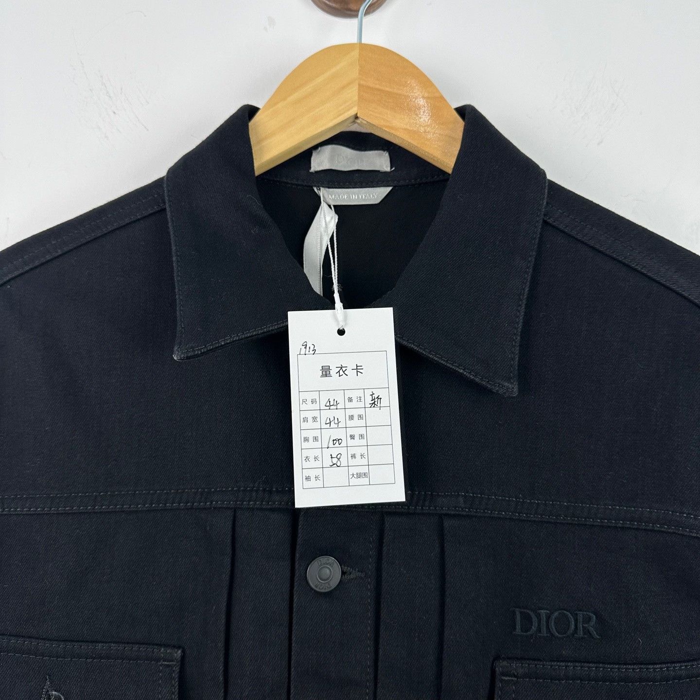 Dior Dior Pinstripe Wool Sleeve Denim Jacket 44 Size US S / EU 44-46 / 1 - 4 Thumbnail