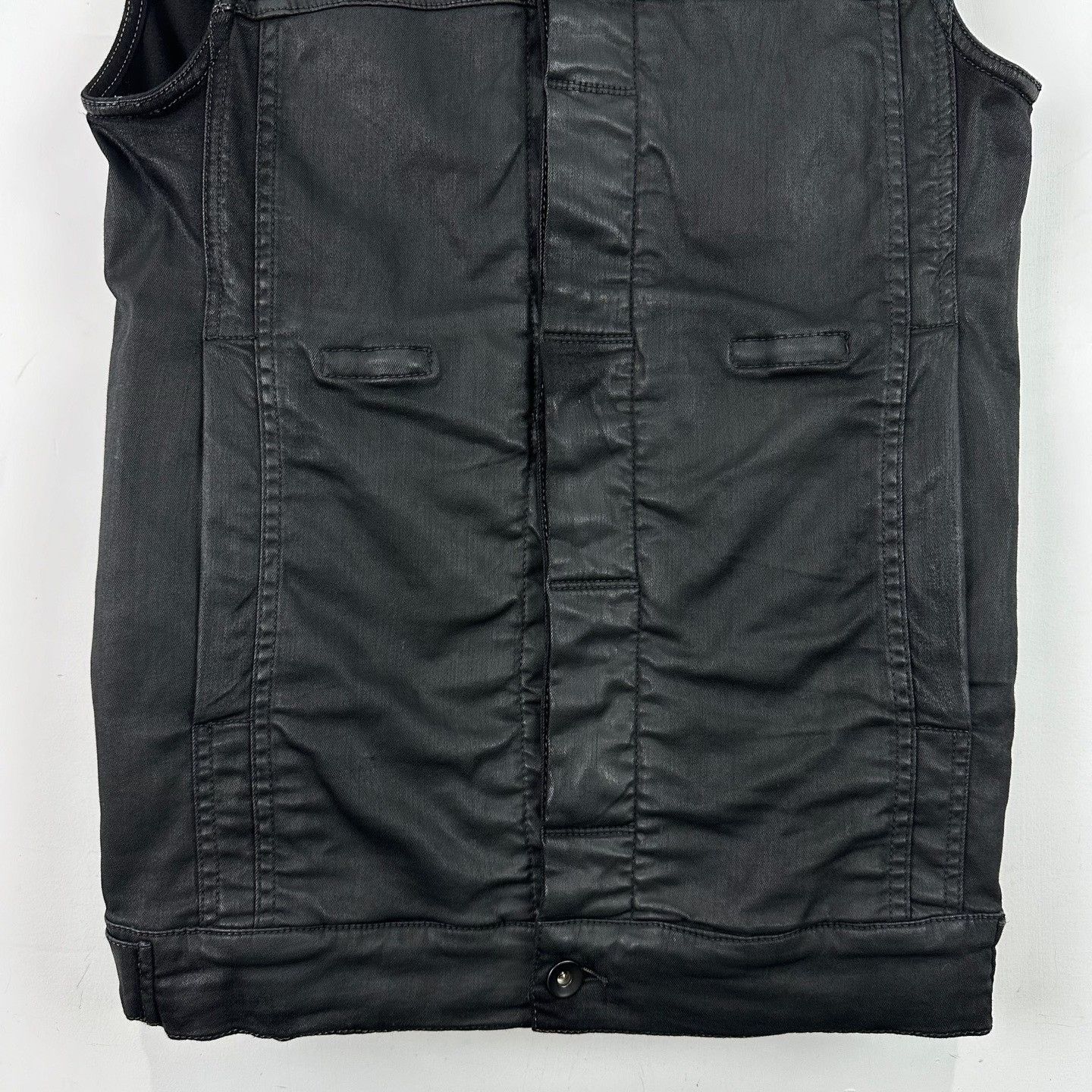 Rick Owens Rick Owens Waxed Denim Vest Size S Size US S / EU 44-46 / 1 - 4 Thumbnail