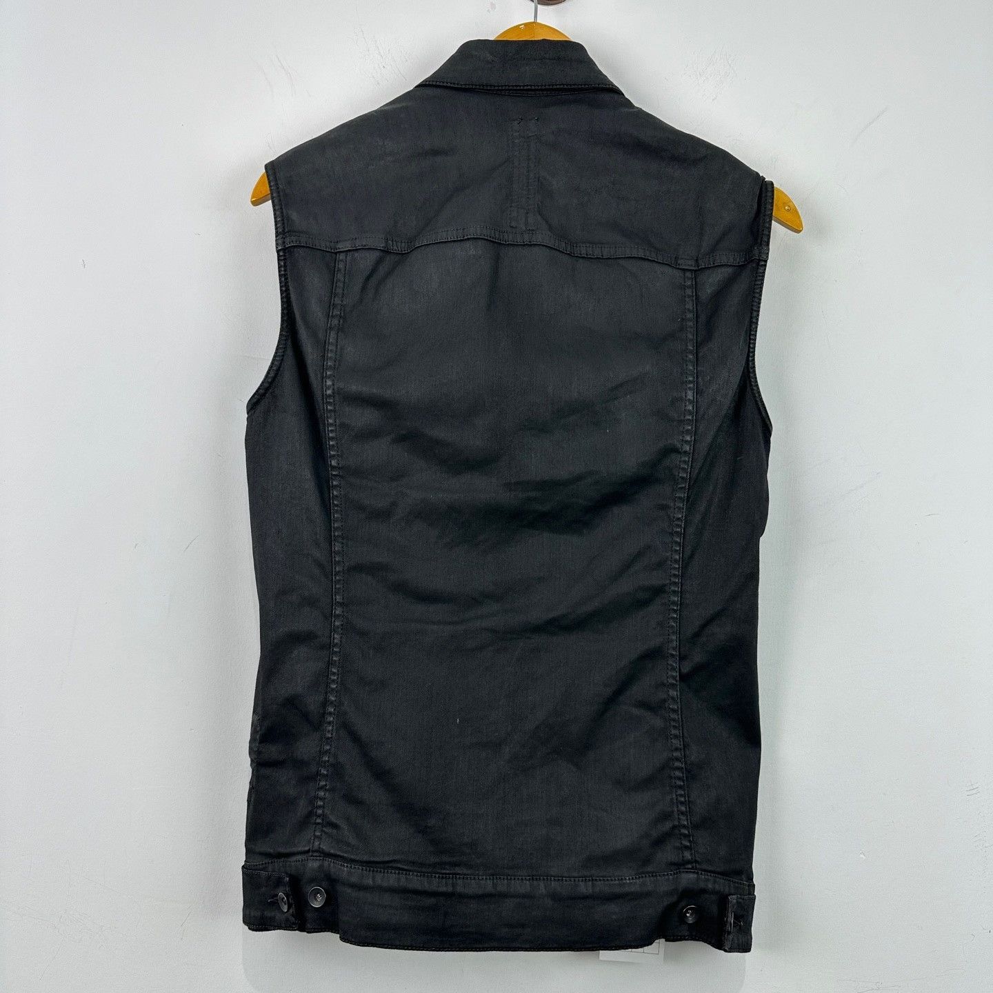 Rick Owens Rick Owens Waxed Denim Vest Size S Size US S / EU 44-46 / 1 - 3 Thumbnail