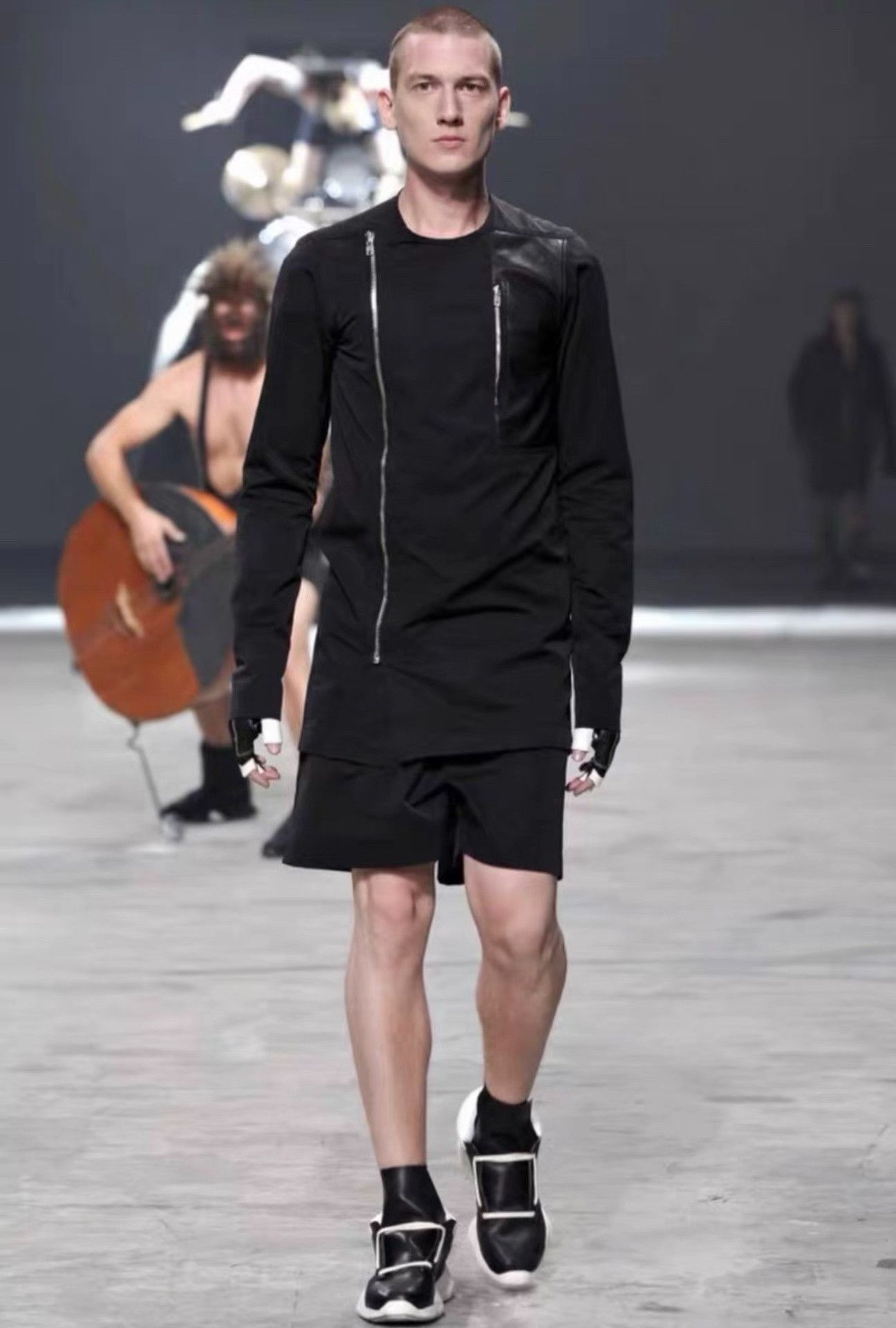 Rick Owens Rick Owens Leather Patch Vicious Jacket Size M Size US M / EU 48-50 / 2 - 7 Thumbnail