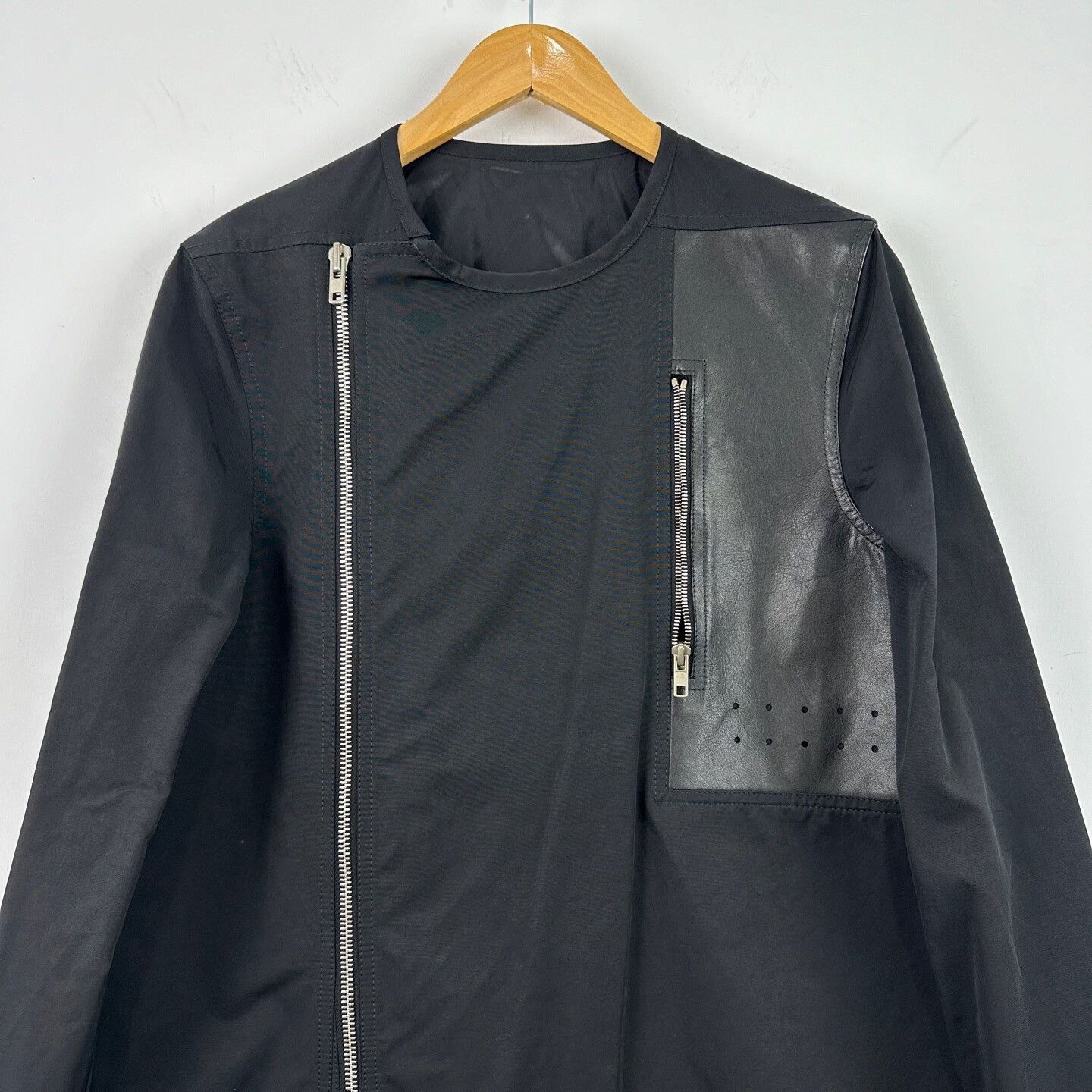 Rick Owens Rick Owens Leather Patch Vicious Jacket Size M Size US M / EU 48-50 / 2 - 5 Thumbnail