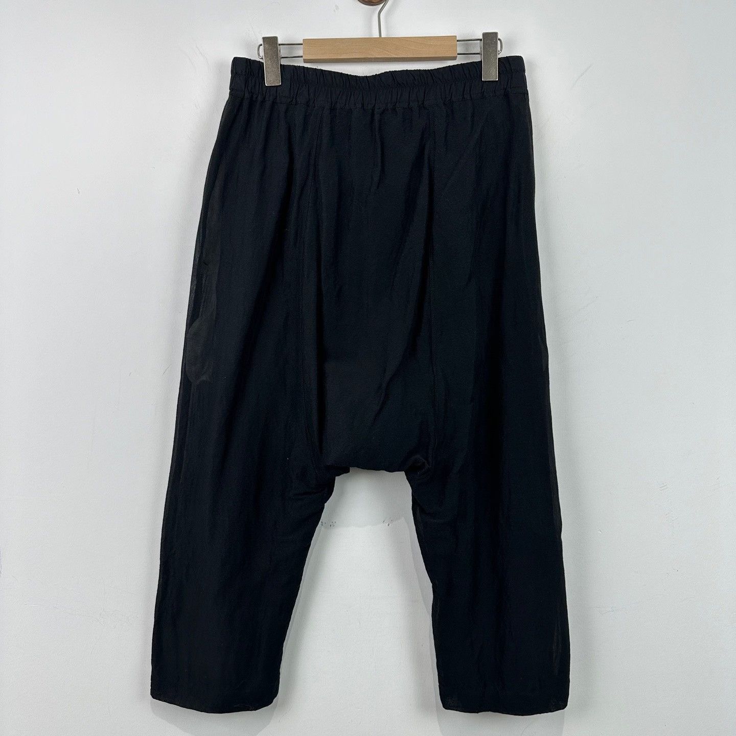 Rick Owens Rick Owens Silk Drop Crotch Cropped Pants 48 Size US 32 / EU 48 - 3 Thumbnail