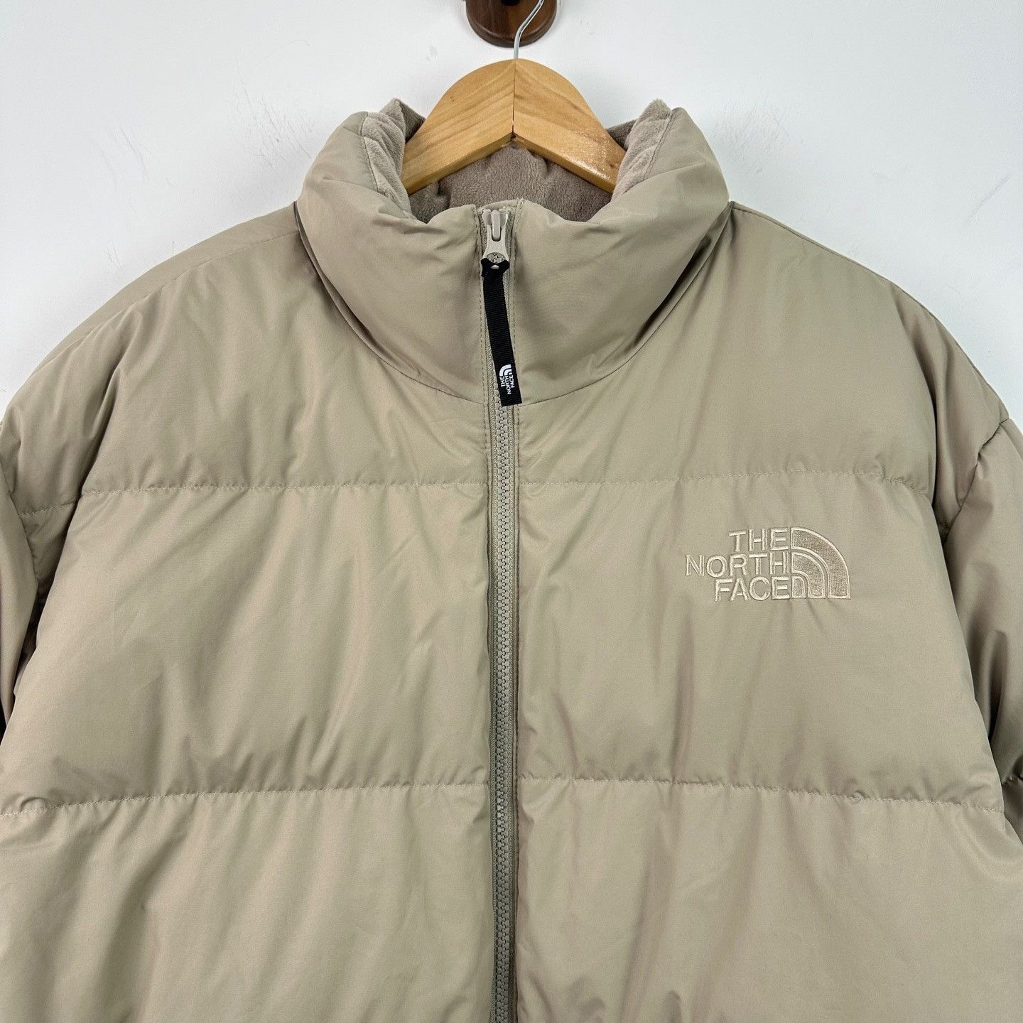 The North Face The North Face Beige Puffer Jacket XL Size US XL / EU 56 / 4 - 5 Thumbnail