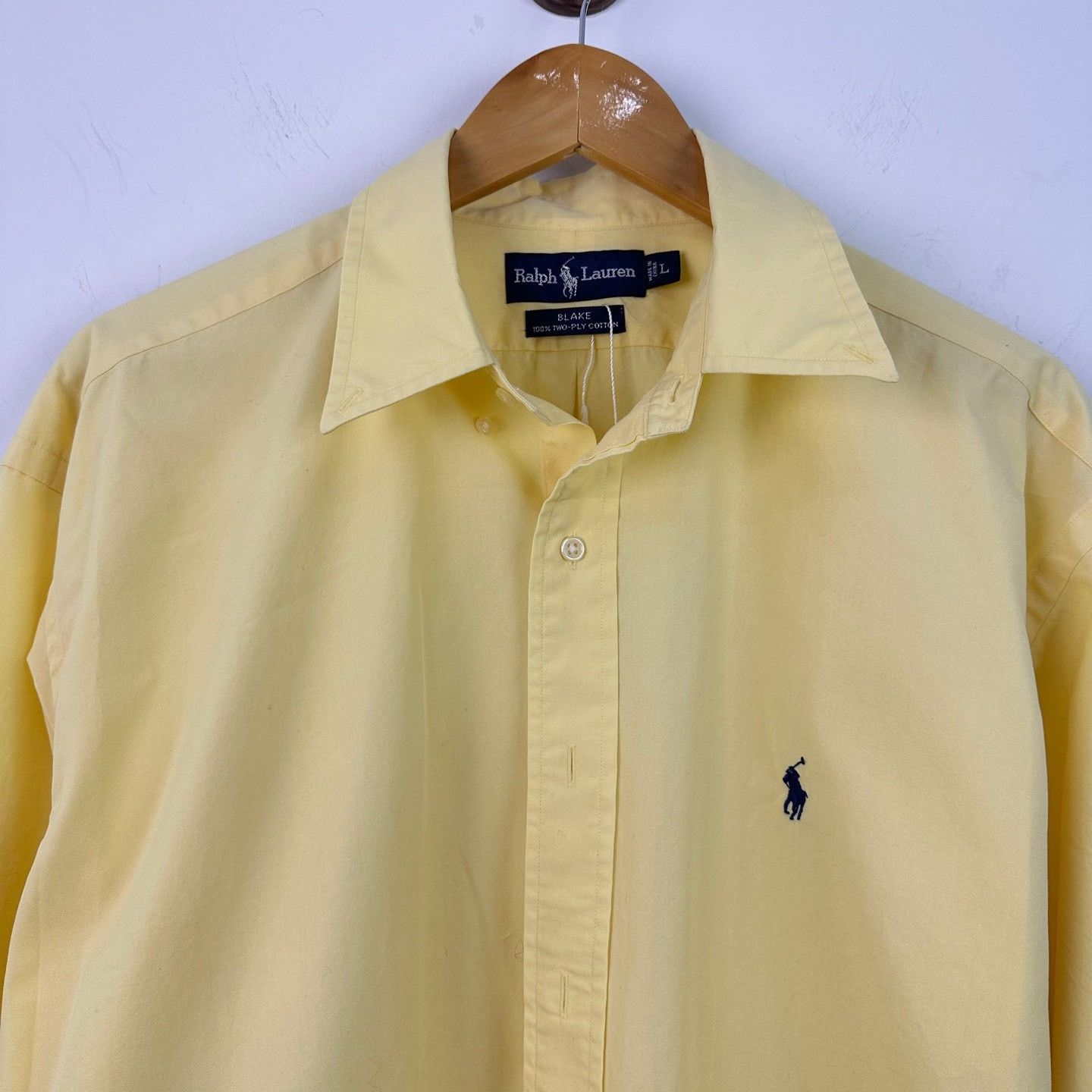 Ralph Lauren Ralph Lauren Yellow Embroidered Pony Blake Shirt L Size US L / EU 52-54 / 3 - 5 Thumbnail